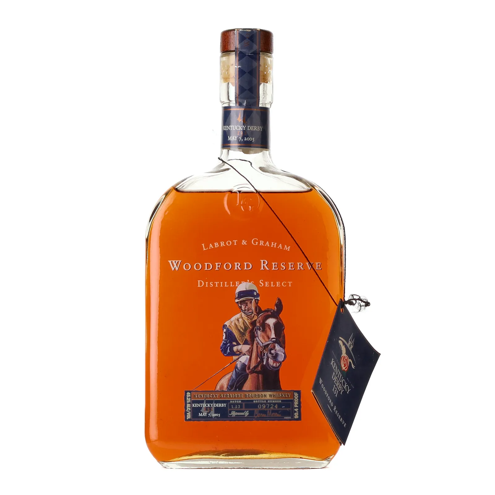 Woodford Reserve Distiller's Select Kentucky Derby 131, Batch No. 131, 2005, 45.2% whisky bottle