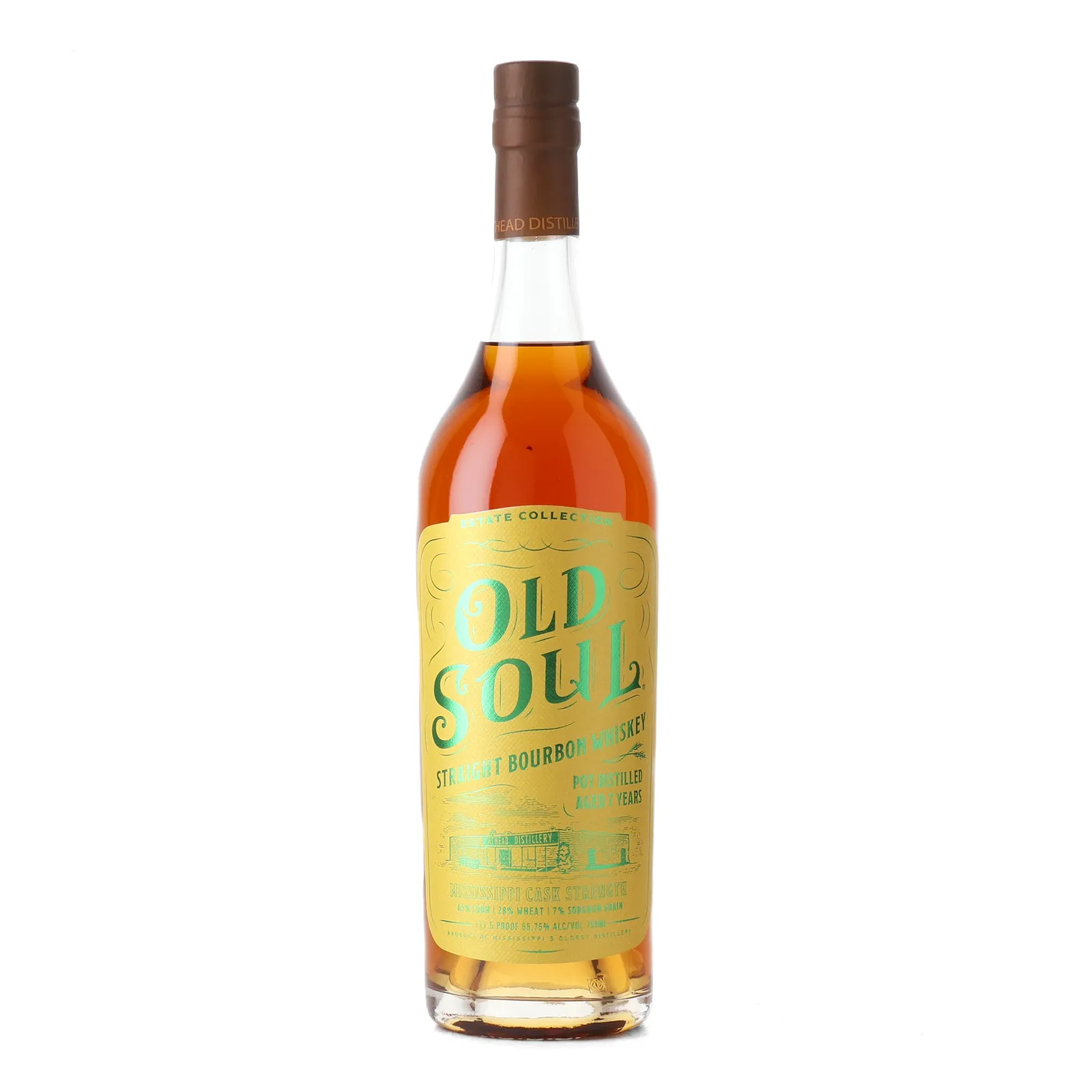 Old Soul Estate Collection Mississippi Cask Strength 7 Year Old, 55.75% whisky bottle