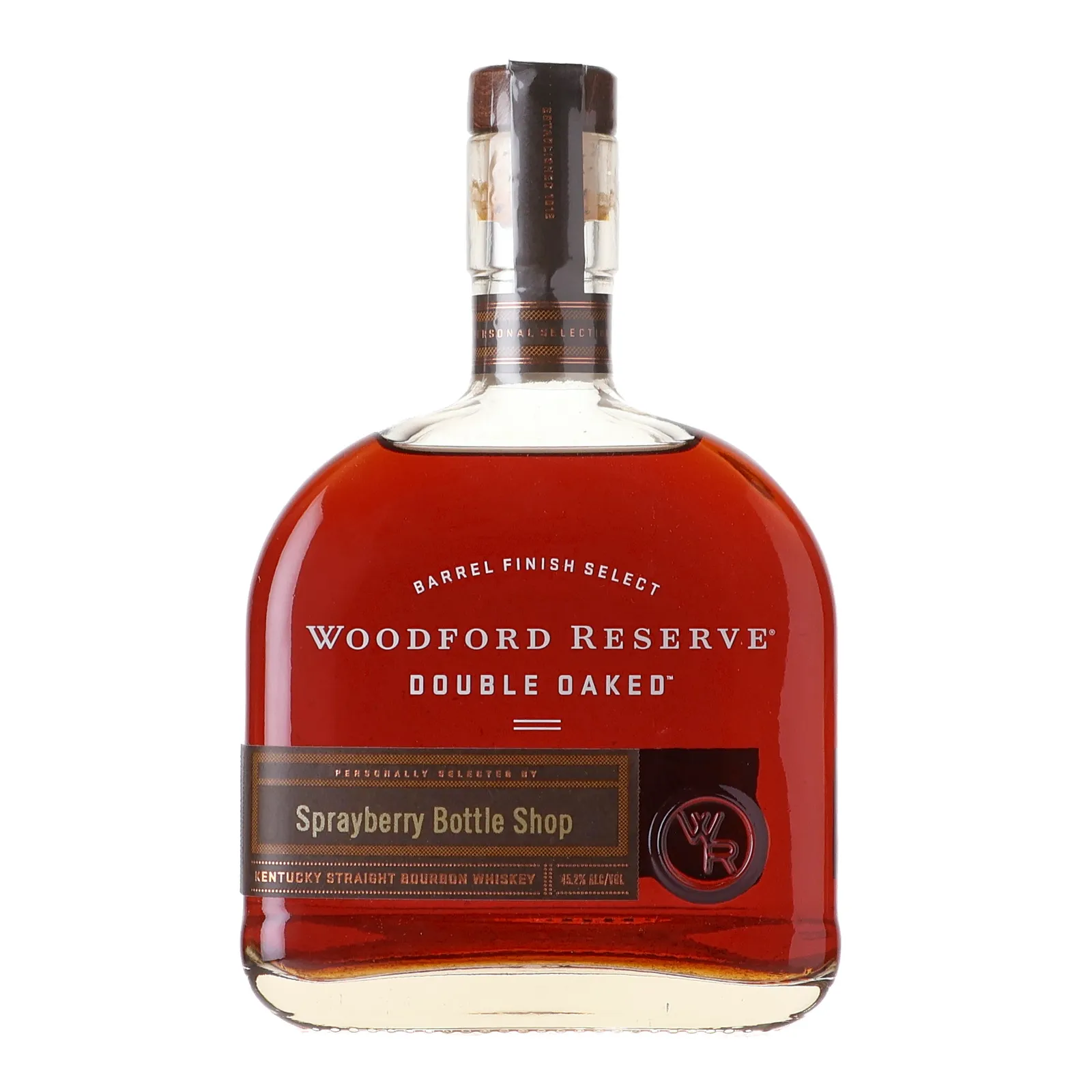 Woodford Reserve Double Oaked Personal Selection, New Charred Oak Cask, 45.2% whisky bottle