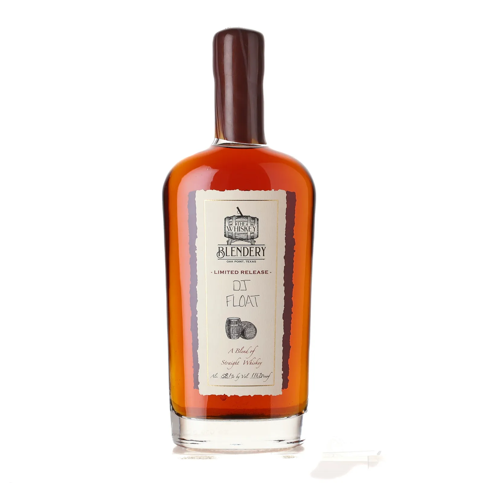Whiskey Blendery DJ Float, 58.1% whisky bottle