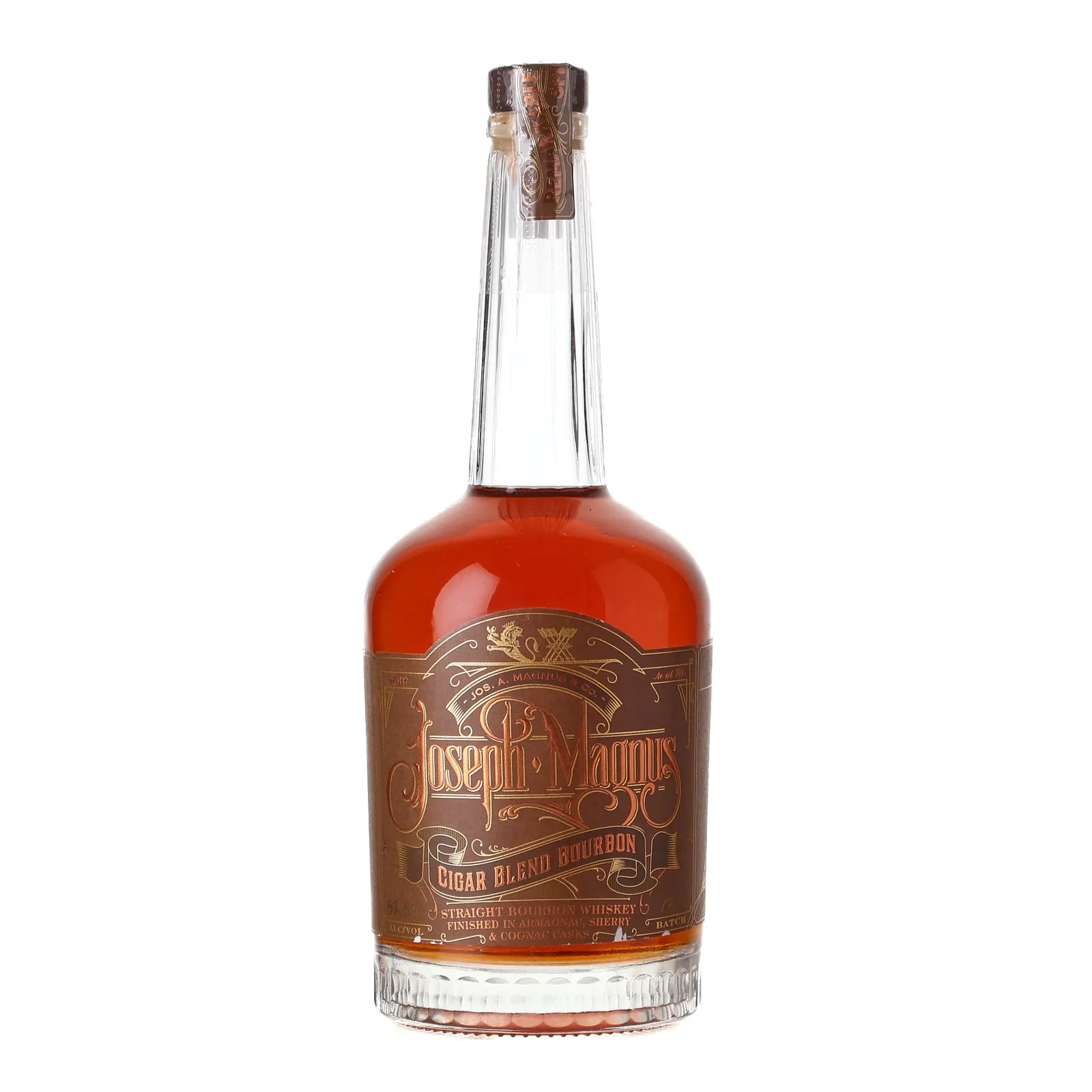 Joseph A. Magnus Cigar Blend, Armagnac & Cognac & Sherry Cask, Batch No. 137, 2022, 57.5% whisky bottle