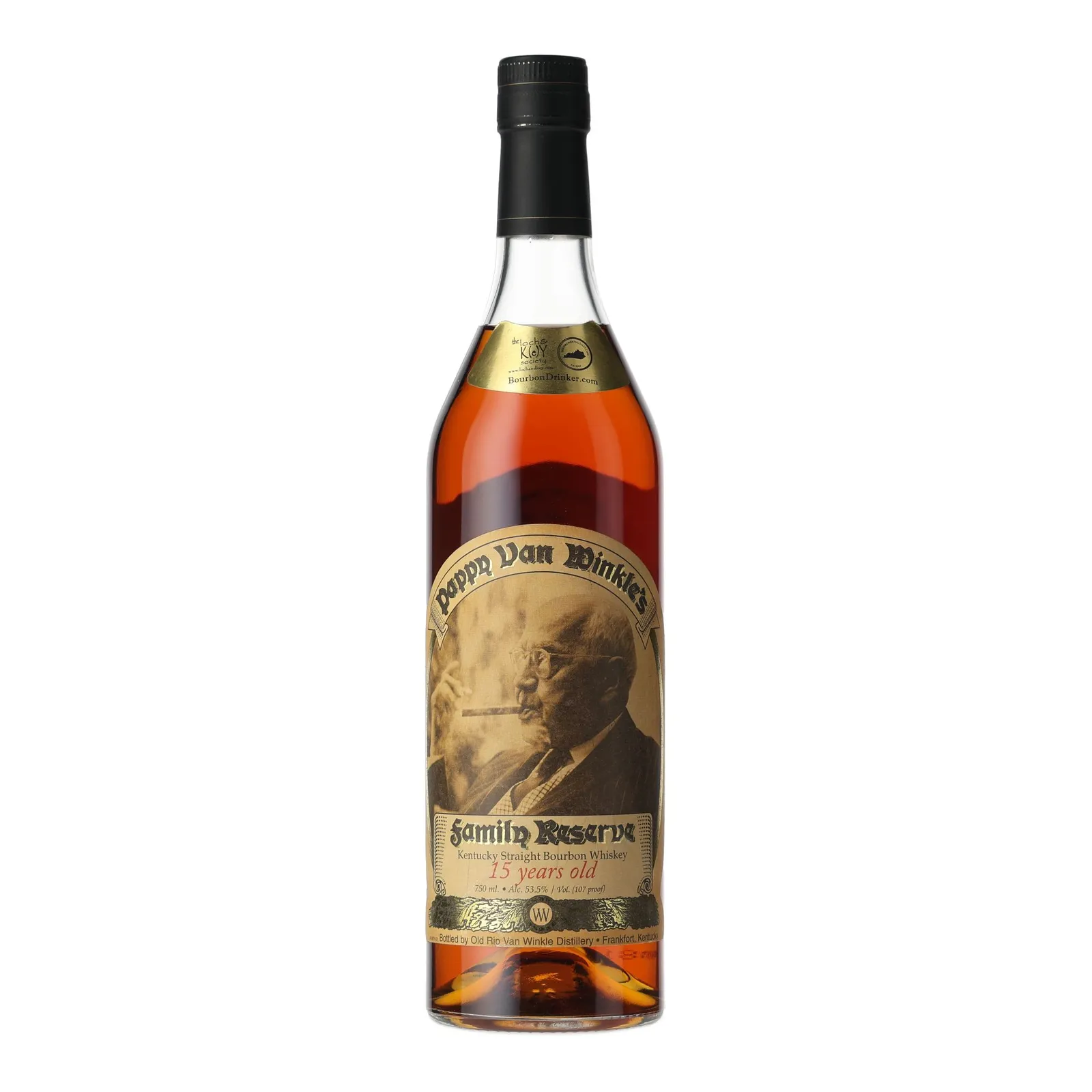 Pappy Van Winkle's Family Reserve 15 Year Old, 2008, 53.5% whisky bottle