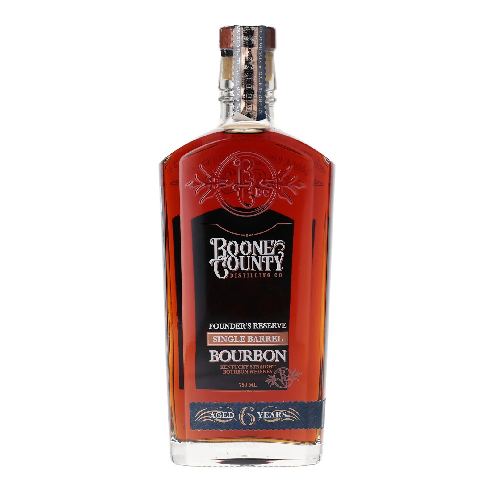 Boone County Founder's Reserve Single Barrel 6 Year Old, New Oak Cask, Cask #BCP28, 64.5% whisky bottle