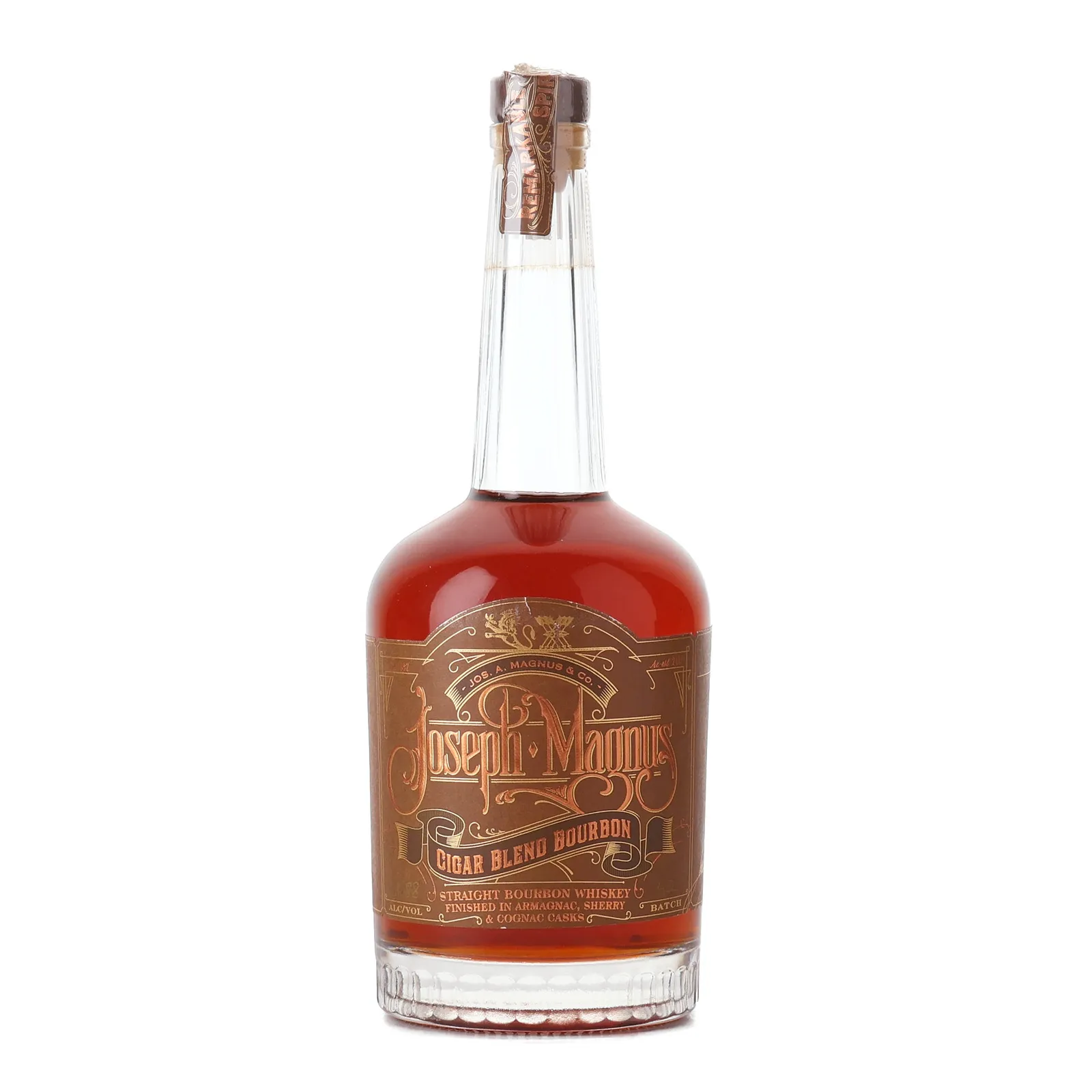 Joseph Magnus Cigar Blend Bourbon, Armagnac, Cognac & Sherry Cask, Batch No. 42, 2021, 61.26% whisky bottle