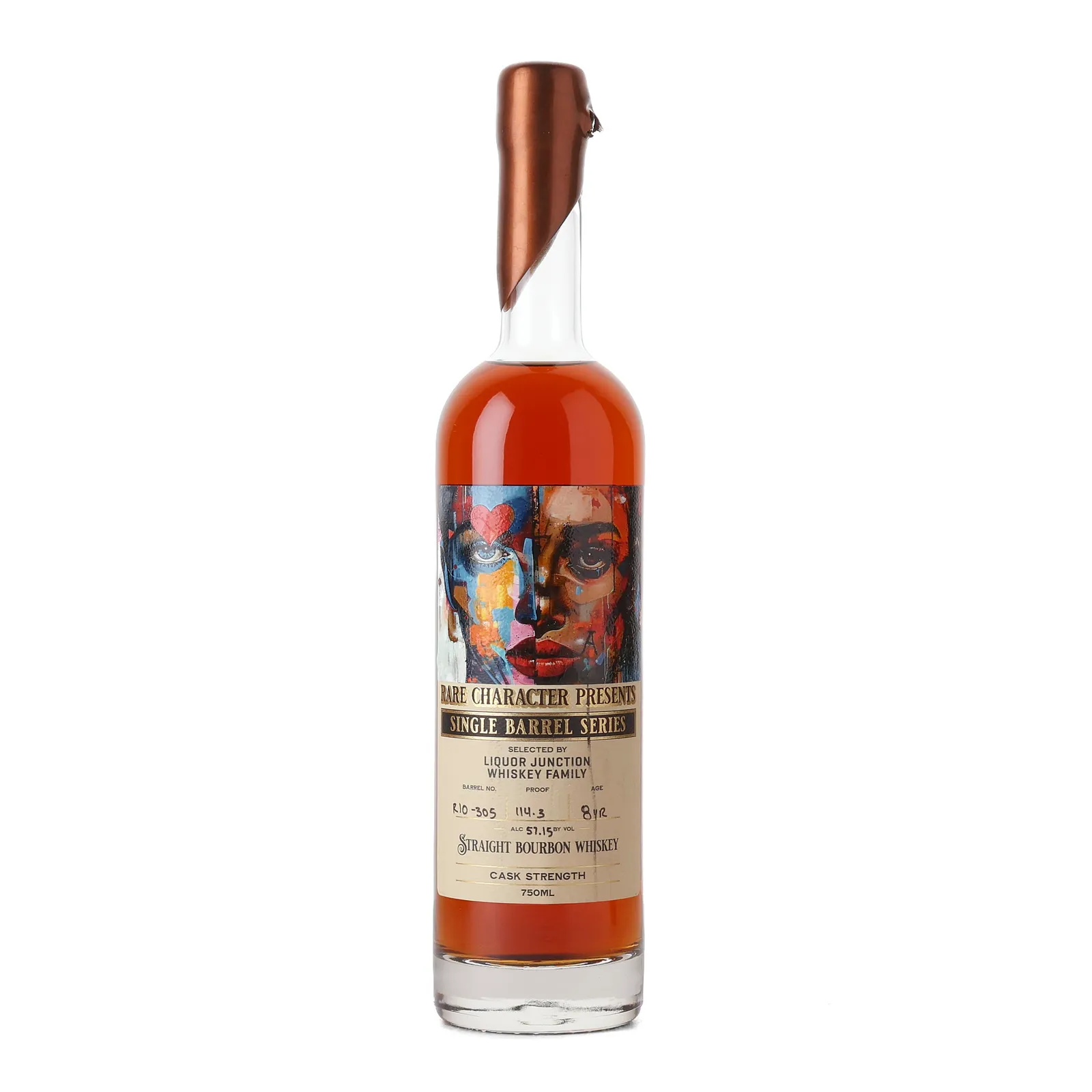 Rare Character Single Barrel Series RIO 8 Year Old, New Charred Oak Cask, Cask #RIO-305, 2016, Rare Character, 57.1% whisky bottle