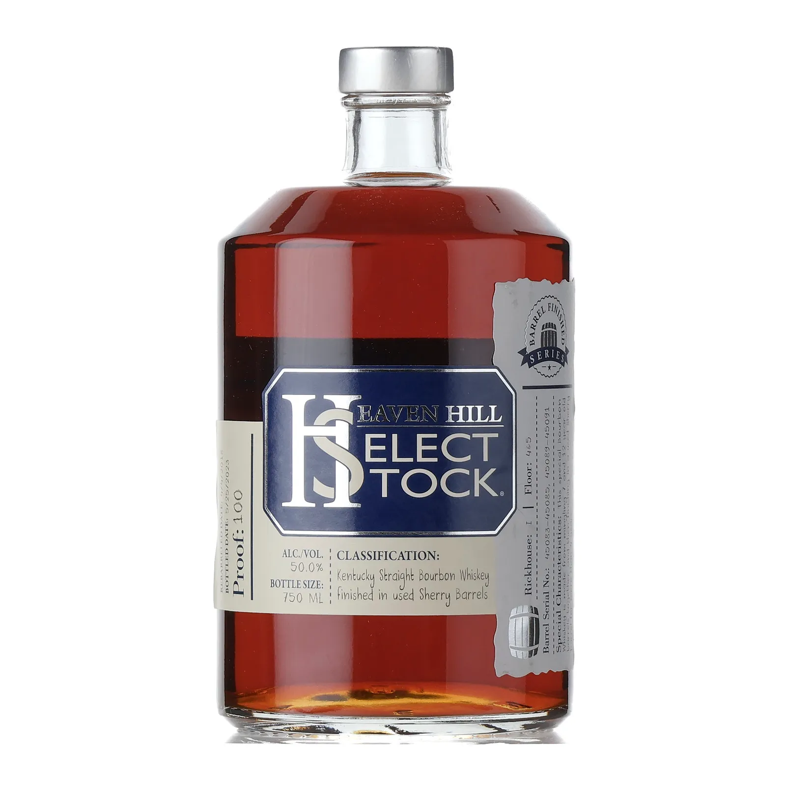 Heaven Hill Select Stock Barrel Finished Series 7 Year Old, Sherry Cask, 2023, 50% whisky bottle