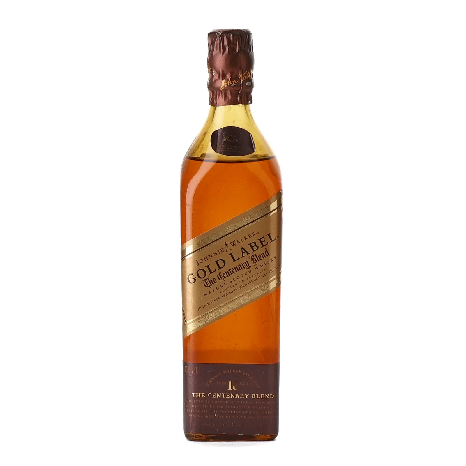 Johnnie Walker Gold Label The Centenary Blend 18 Year Old, 40%, 20cl whisky bottle