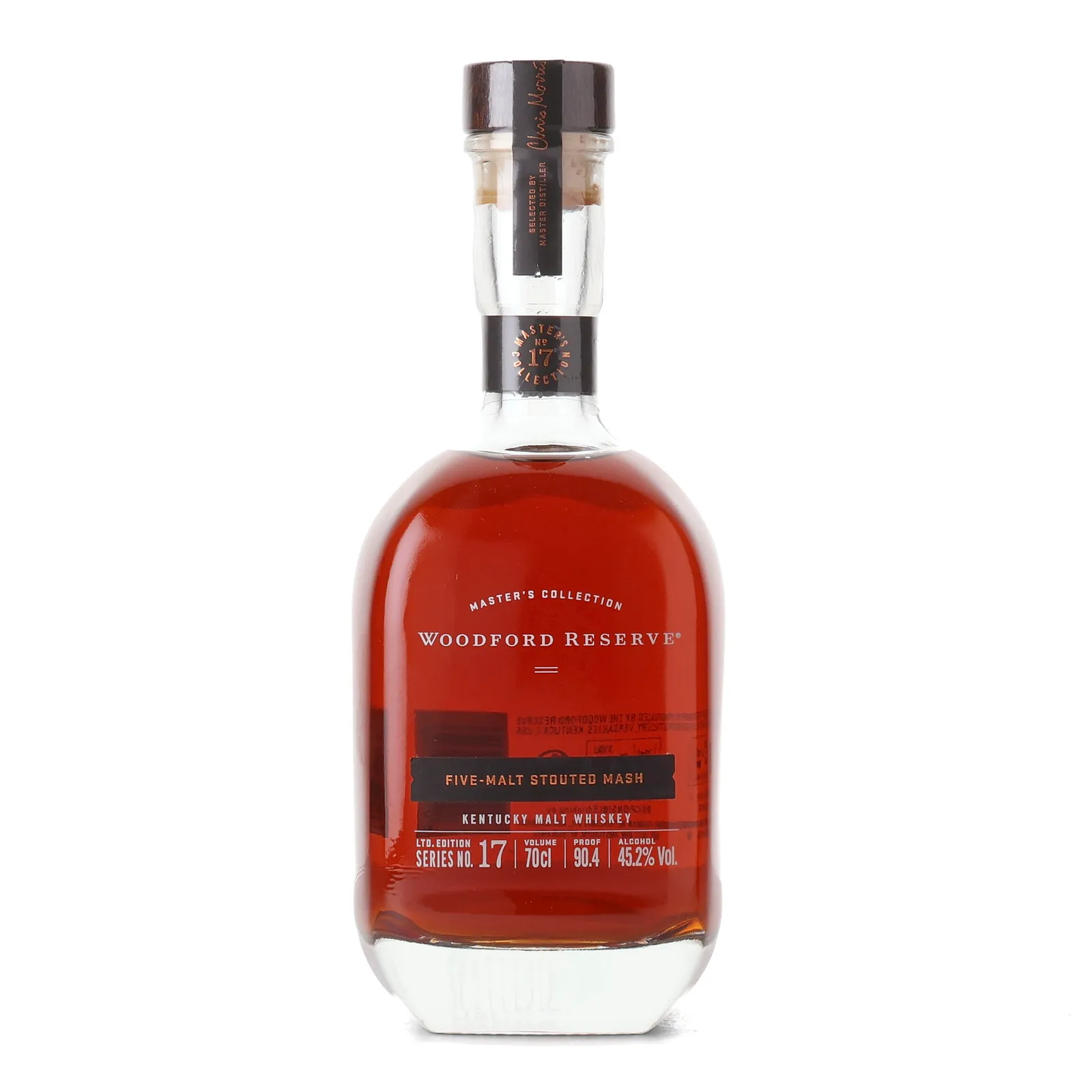 Woodford Reserve Five-Malt Stouted Mash Series No. 17, 45.2% whisky bottle