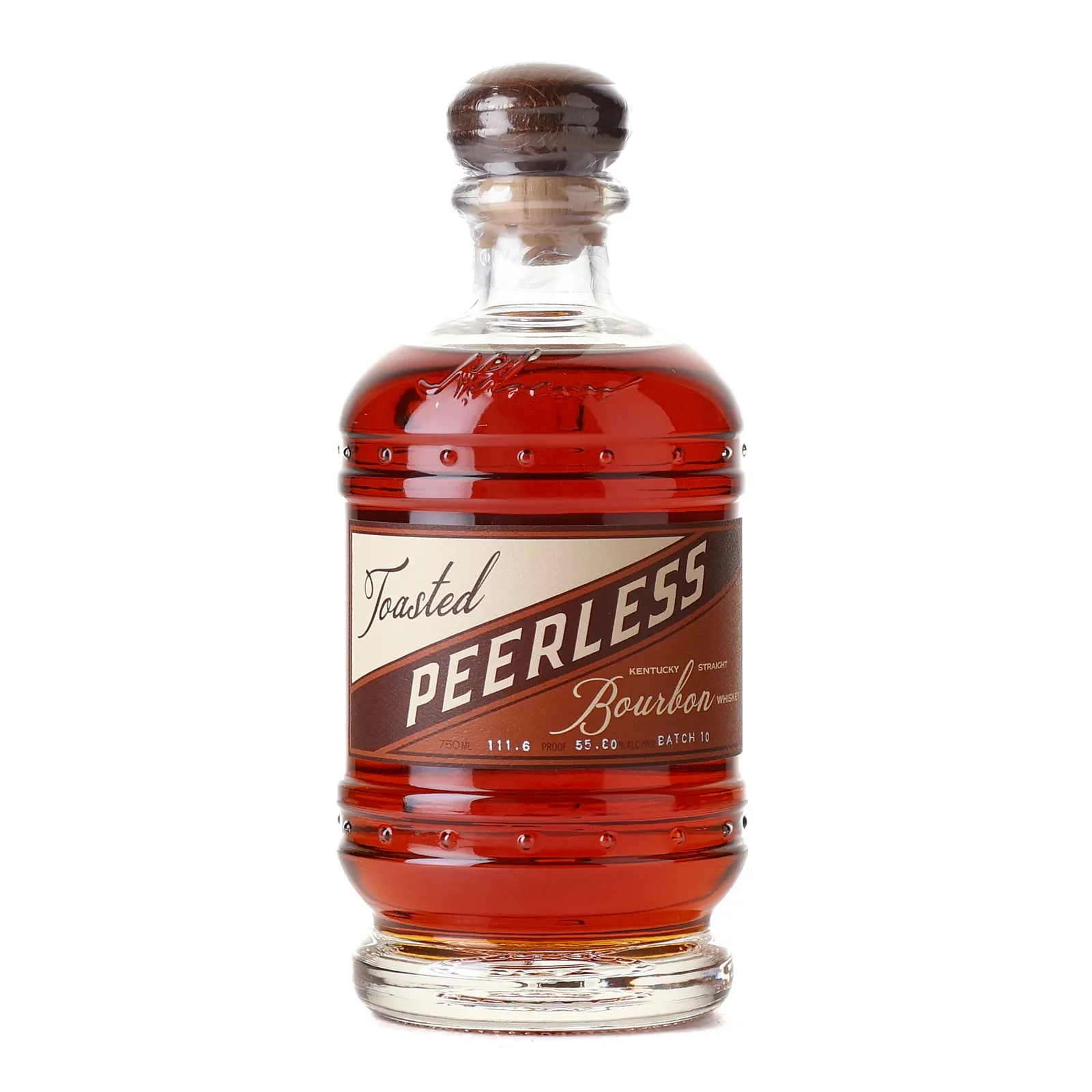 Peerless Toasted Bourbon, Toasted Oak Cask, Batch No. 10, 55.8% whisky bottle