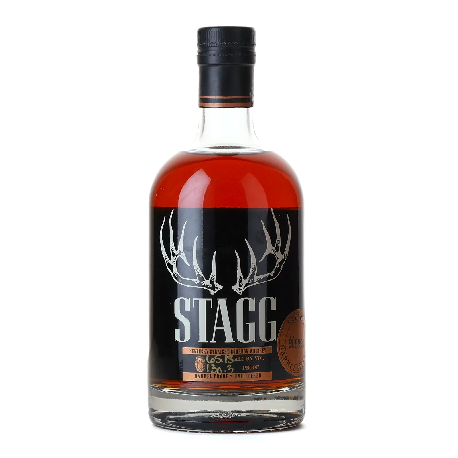 Stagg Barrel Proof Bros Liquor Private Barrel Selection, 65.15% whisky bottle