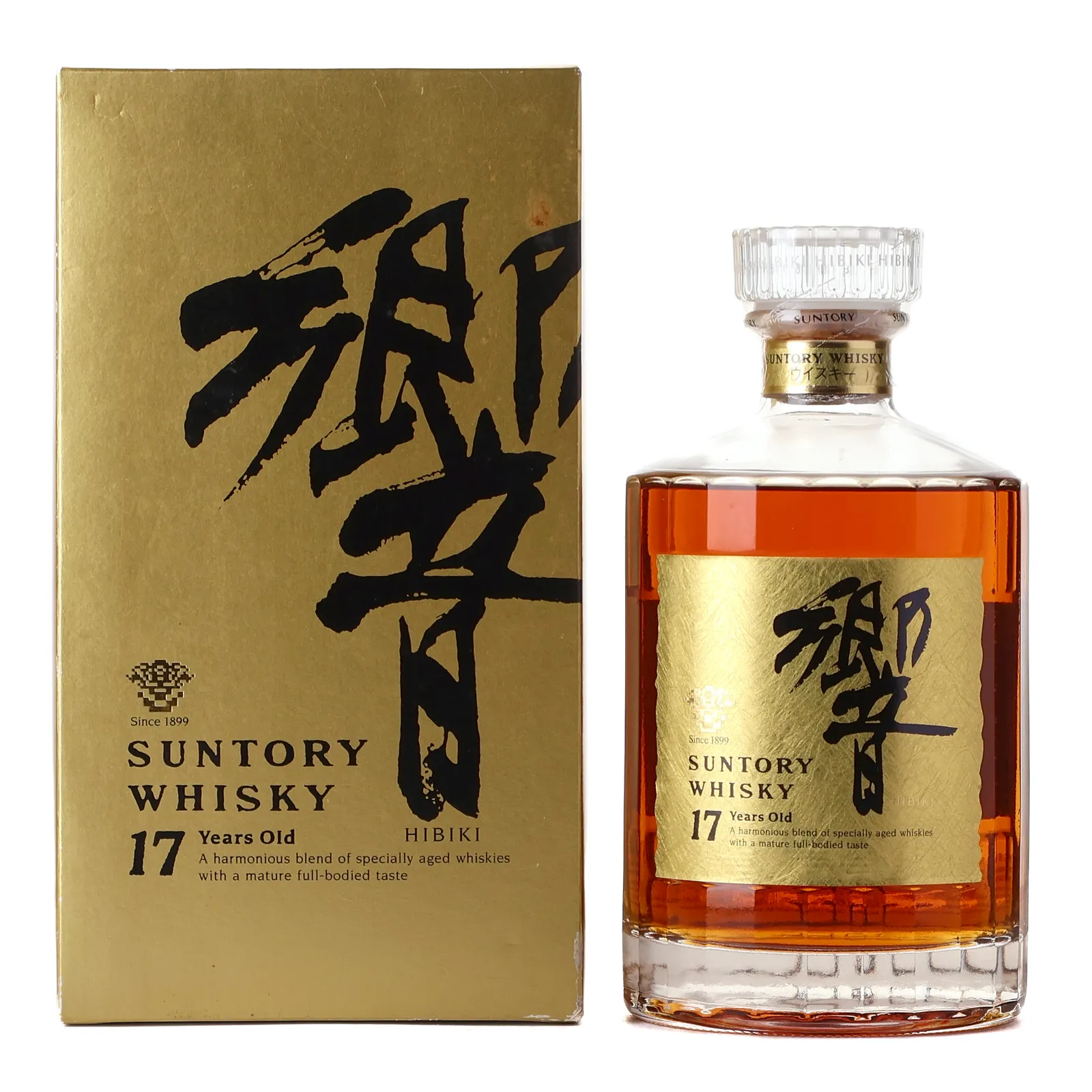 Hibiki 17 Year Old, Bourbon, Sherry & Plum Wine Cask, 43% whisky bottle