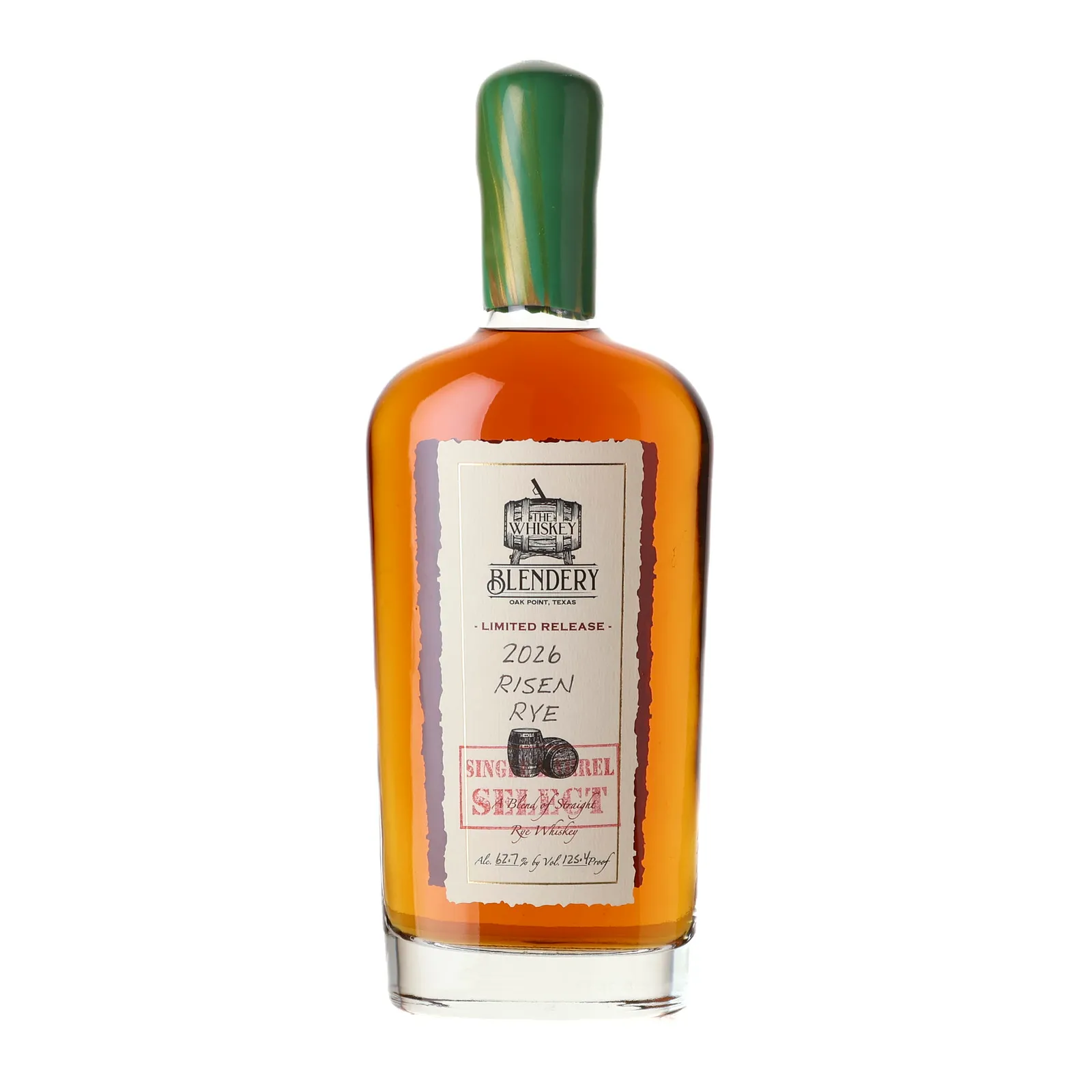 Whiskey Blendery Rye 'Risen Rye' Private Barrel Selection, The Whiskey Blendery, 62.7% whisky bottle