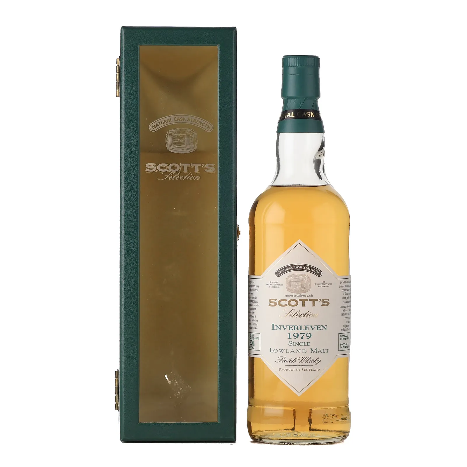 Inverleven Scott's Selection 25 Year Old, Oak Cask, 1979, Scott's Selection, 58% whisky bottle