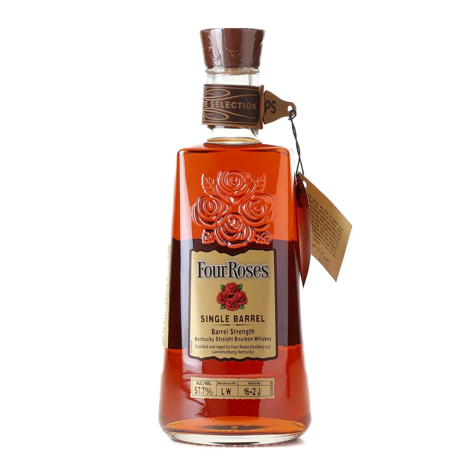 Four Roses Barrel Strength OBSV Private Barrel Selection 10 Year Old, New Charred Oak Cask, Cask #16-2J, 2025, 57.5% whisky bottle