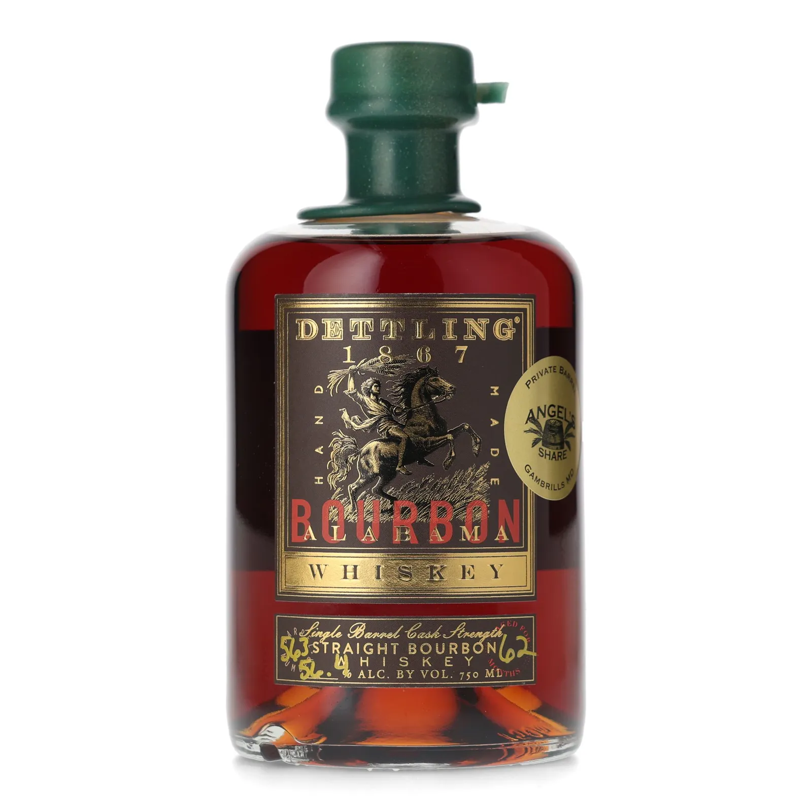 Dettling Angel's Share Private Barrel Selection 5 Year Old, New American Oak Cask, 56.4% whisky bottle