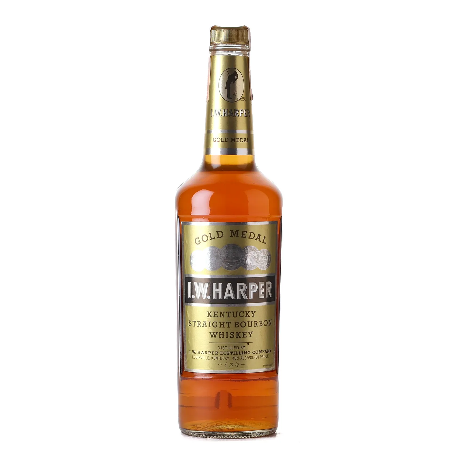 I.W. Harper Gold Medal, 40% whisky bottle