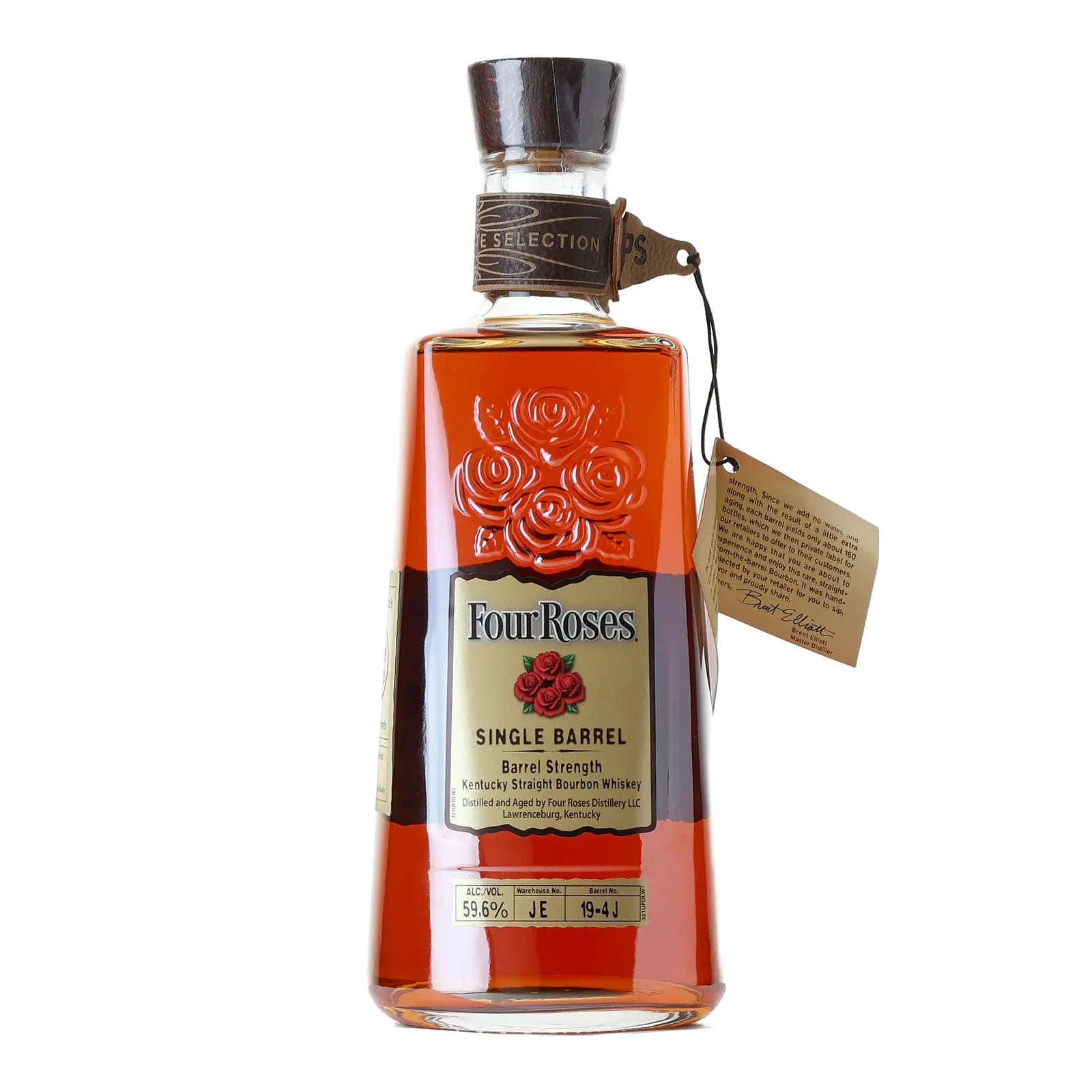 Four Roses Barrel Strength OESQ 9 Year Old, New Charred American Oak Cask, 2019, 59.6% whisky bottle