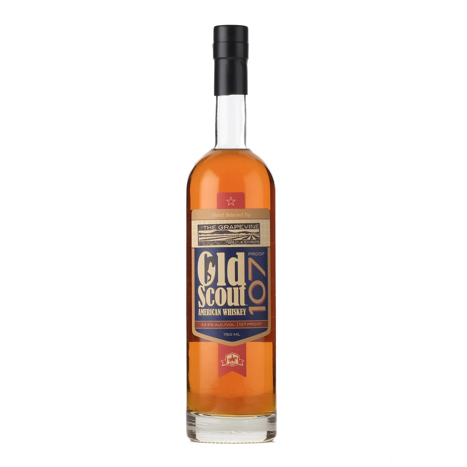 Smooth Ambler Old Scout 107 American Whiskey, Cask #9796, 53.5% whisky bottle