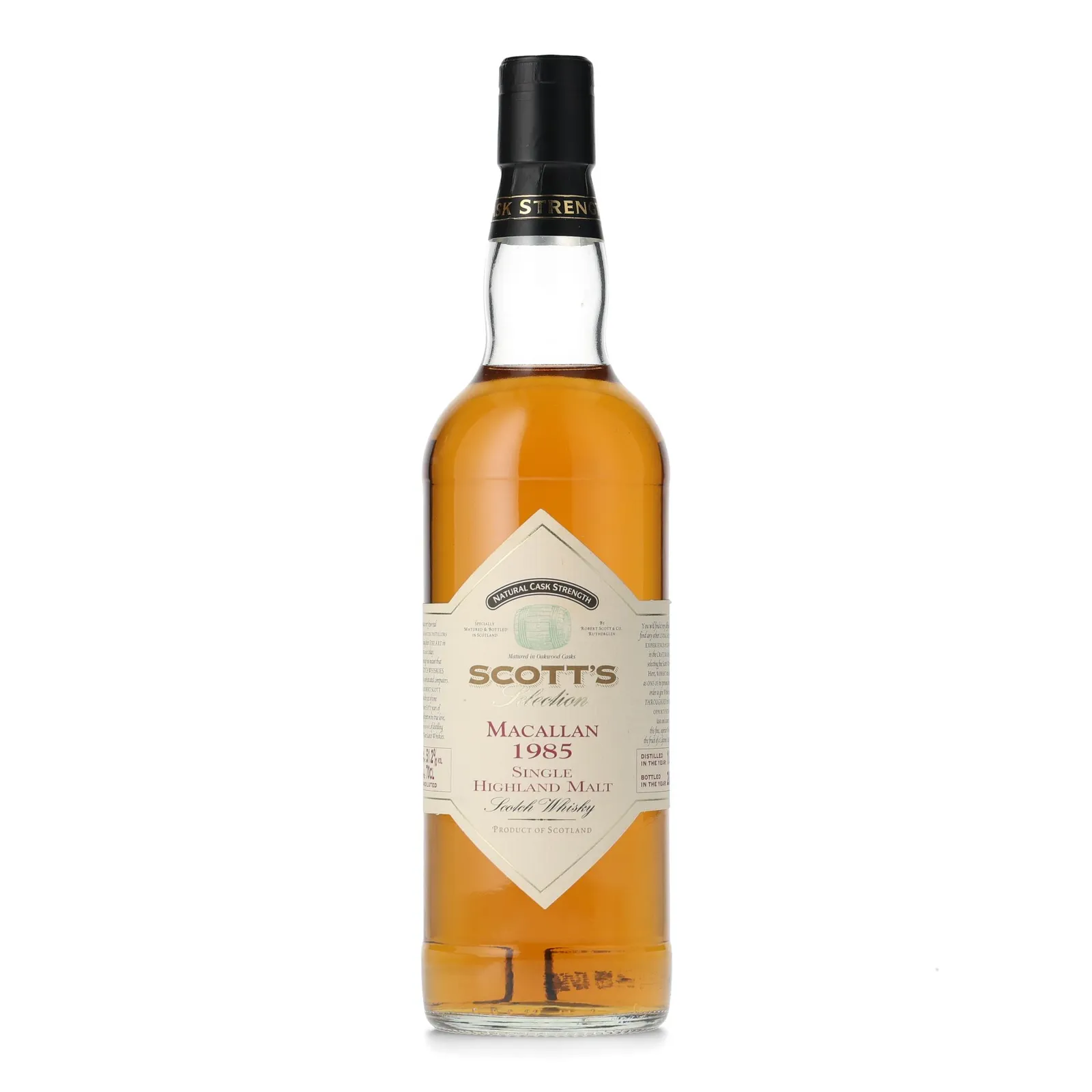 Macallan Scott's Selection 18 Year Old, Oak Cask, 1985, Scott's Selection, 51.2% whisky bottle