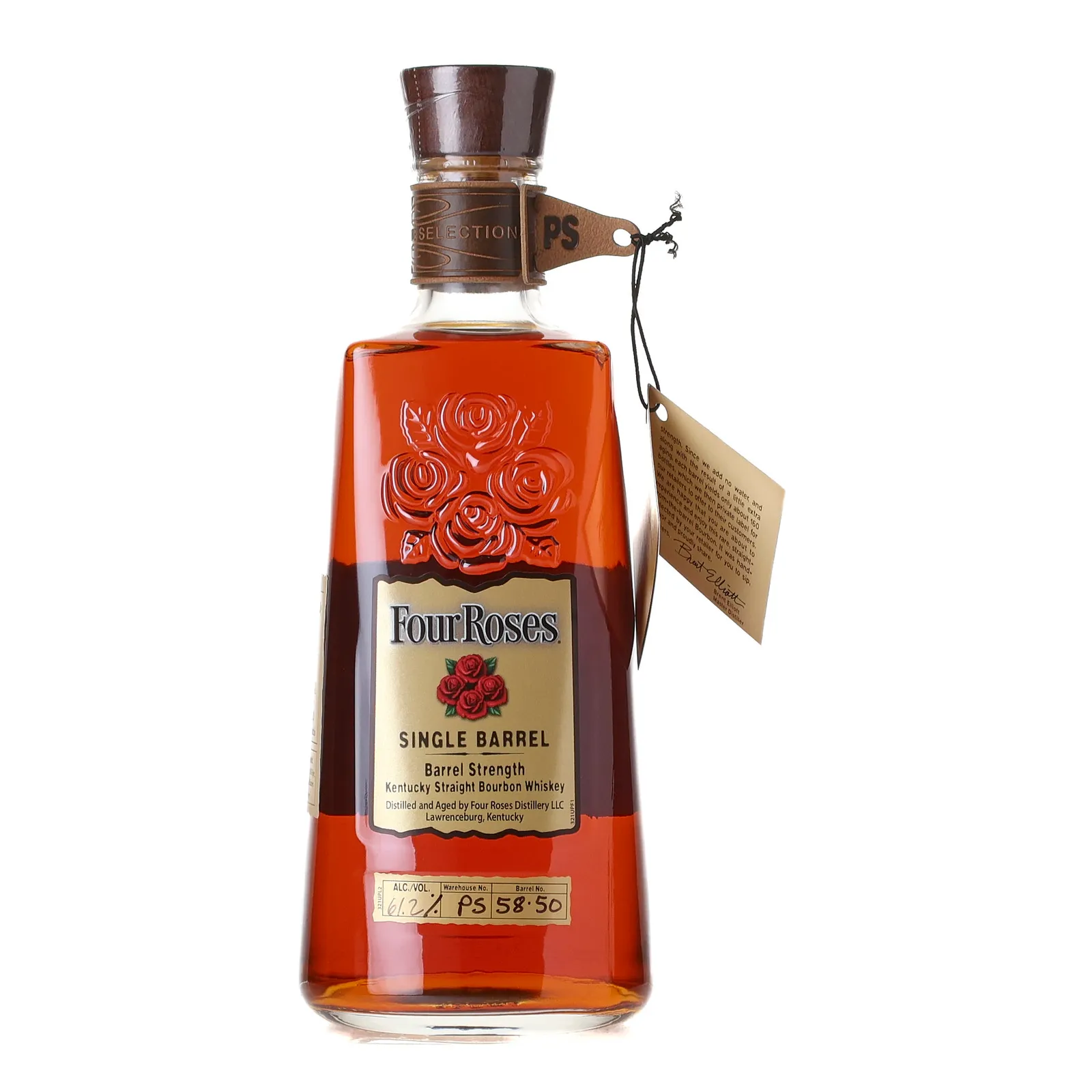 Four Roses Single Barrel Barrel Strength OESV Corkdorks 11 Year Old, Cask #58-5O, 2021, 61.2% whisky bottle