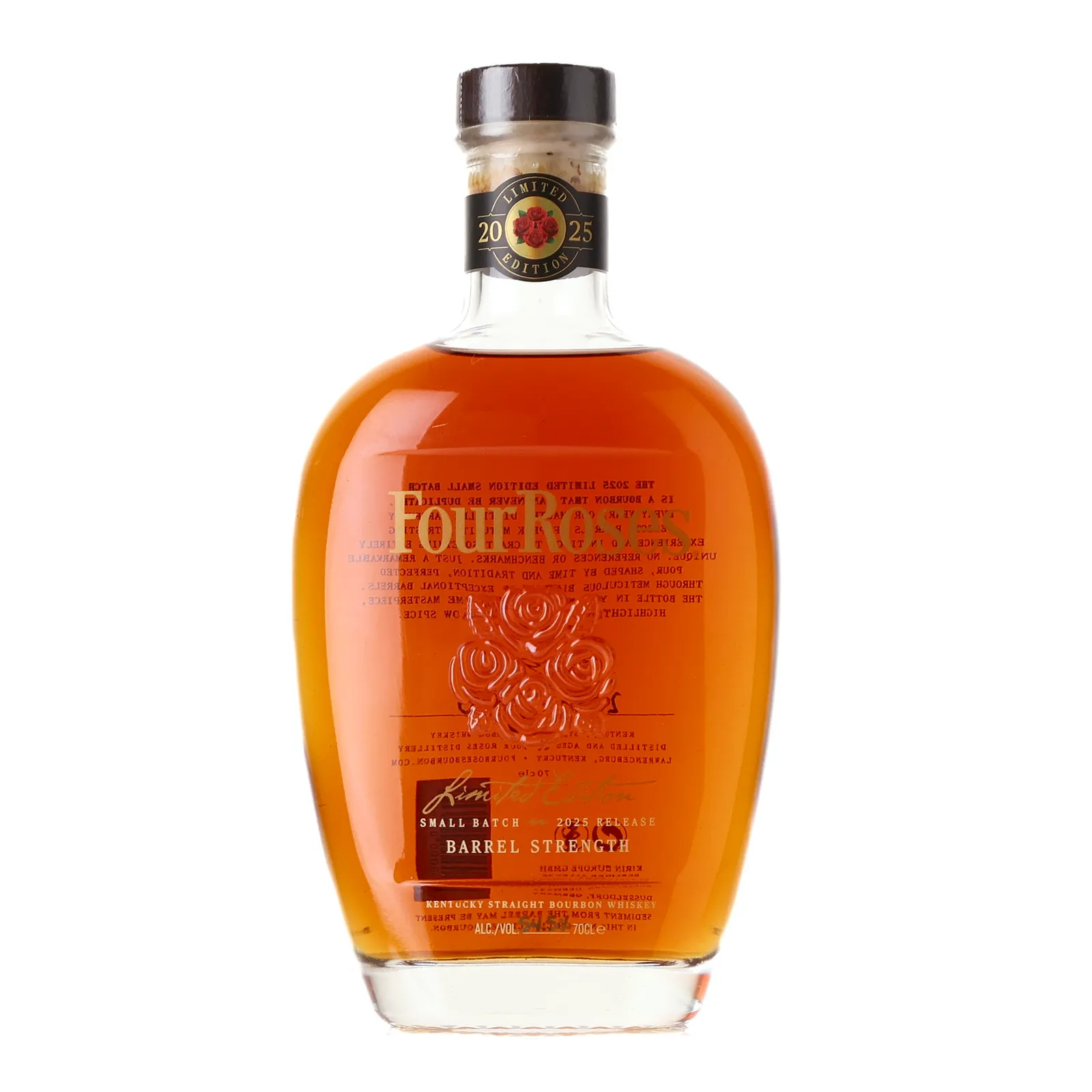 Four Roses Small Batch Barrel Strength Limited Edition, New Charred American Oak Cask, 2025, 54.5% whisky bottle