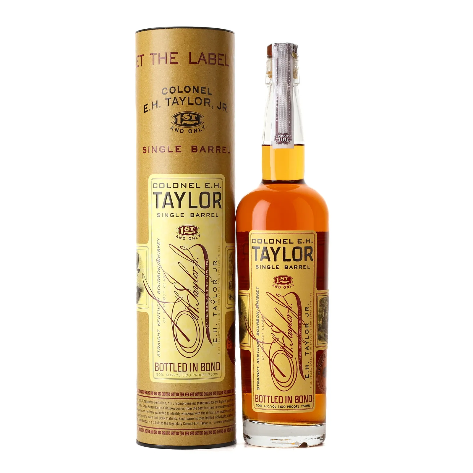 Colonel E.H. Taylor Single Barrel 2021, 50% whisky bottle