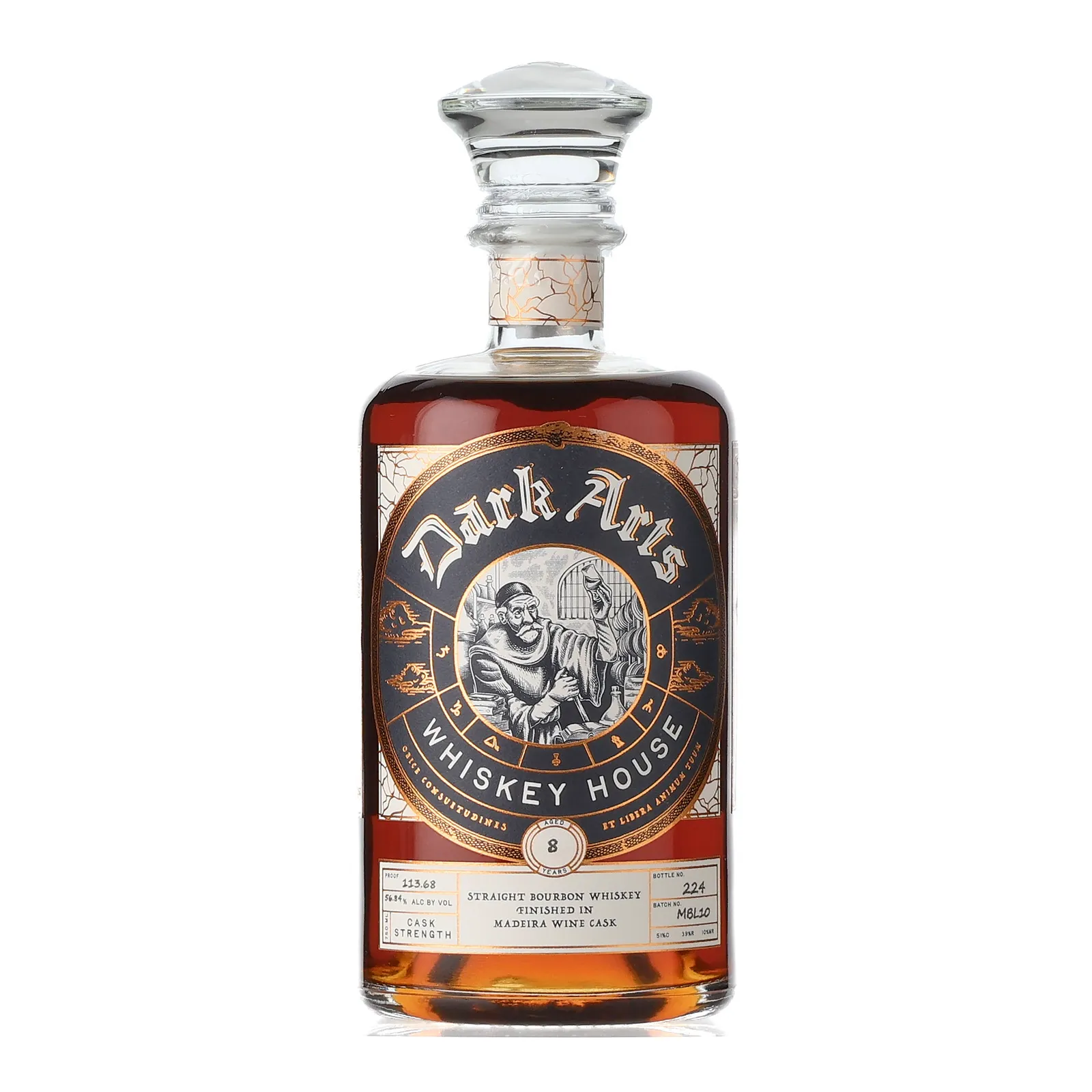 Dark Arts 8 Year Old, Madeira Wine Cask, Batch No. MBL10, 56.8% whisky bottle