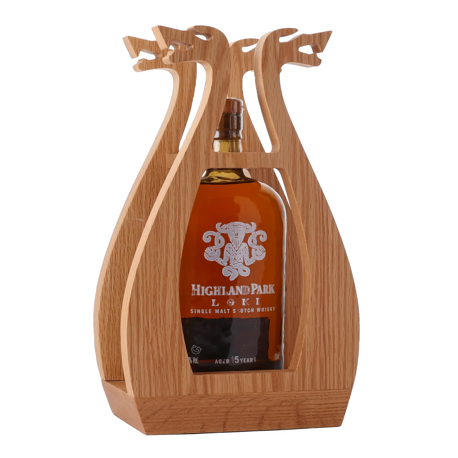 Highland Park 15 Year Old Loki, Sherry & Heavily Peated Whisky Cask, 2013, 48.7% whisky bottle