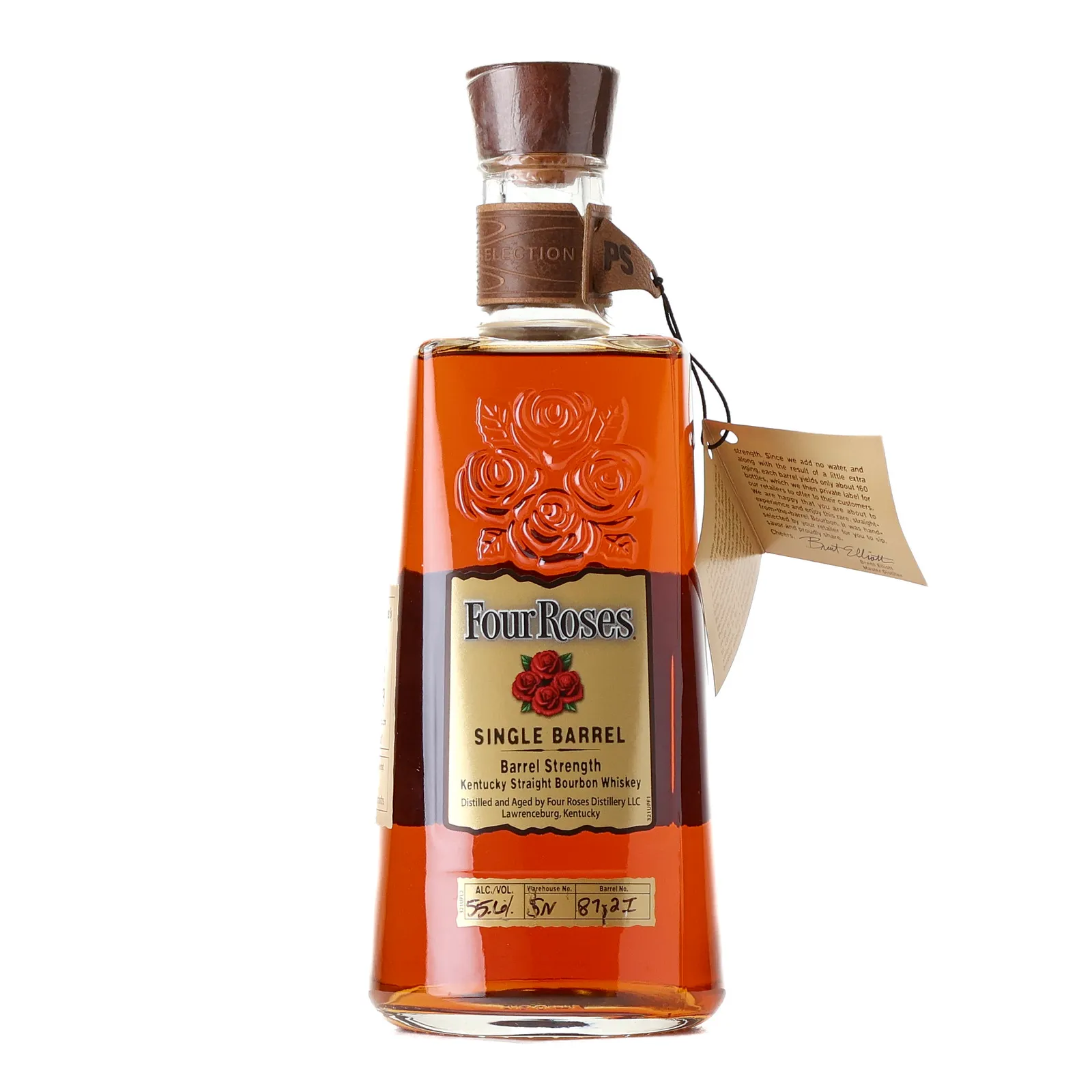 Four Roses Single Barrel Barrel Strength OBSV 'Fool's Gold' Loch & K(e)Y Society 10 Year Old, Cask #81-2I, 55.6% whisky bottle