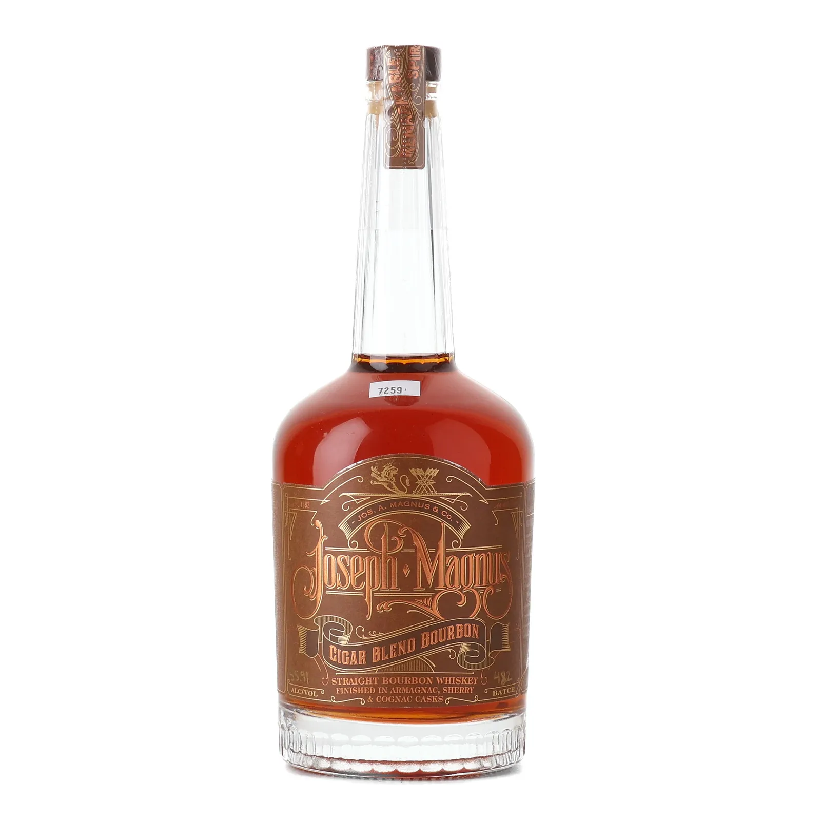 Joseph Magnus Cigar Blend, Armagnac, Cognac & Sherry Cask, Batch No. 482, 55.91% whisky bottle