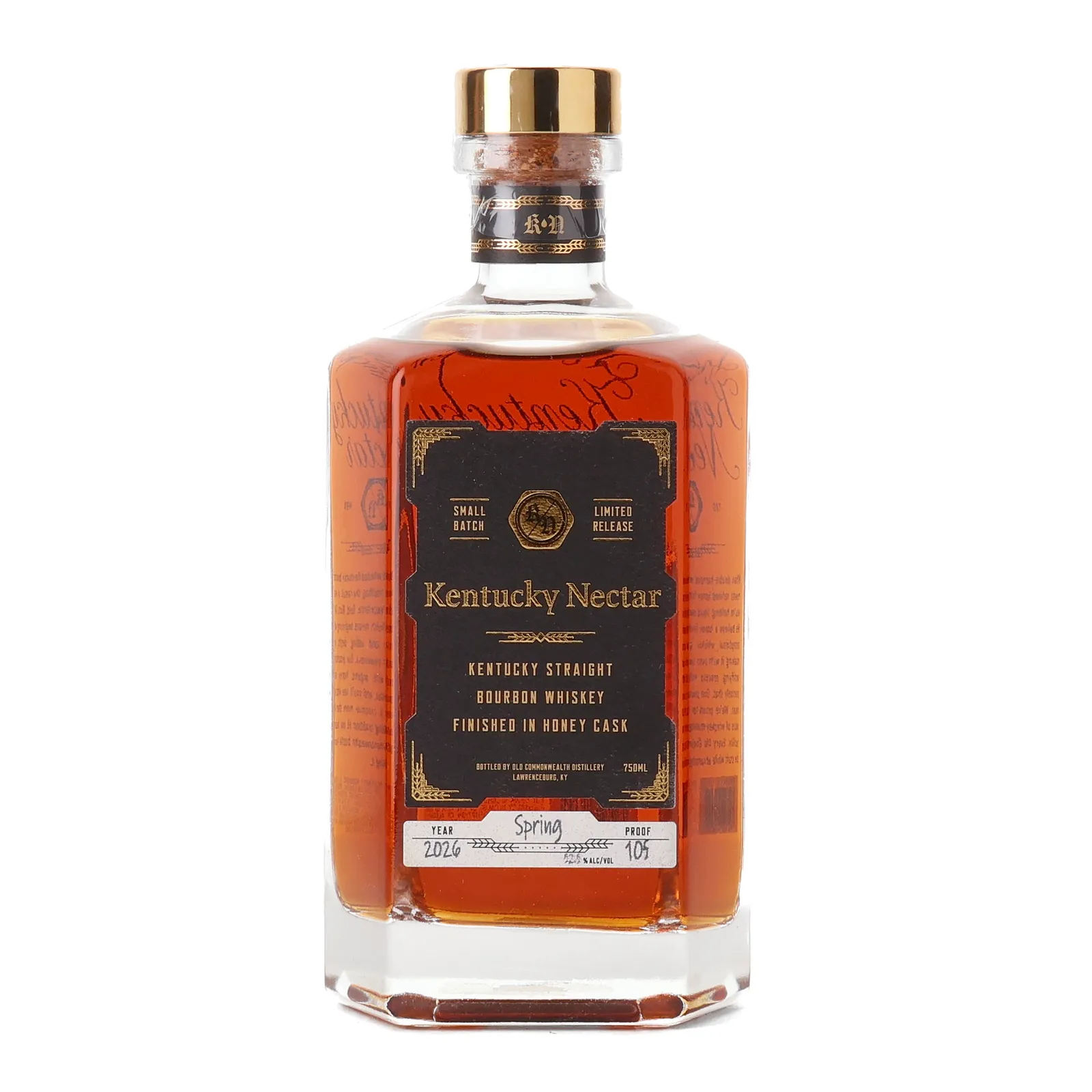 Kentucky Nectar Honey Cask Bourbon, Honey Cask, Batch Spring, 2026, 52.5% whisky bottle