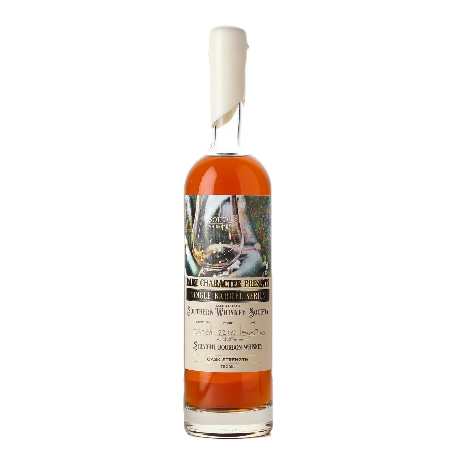 Rare Character Single Barrel Series Southern Whiskey Society 5 Year Old, Cask #IRT-54, 2016, Rare Character, 61.3% whisky bottle