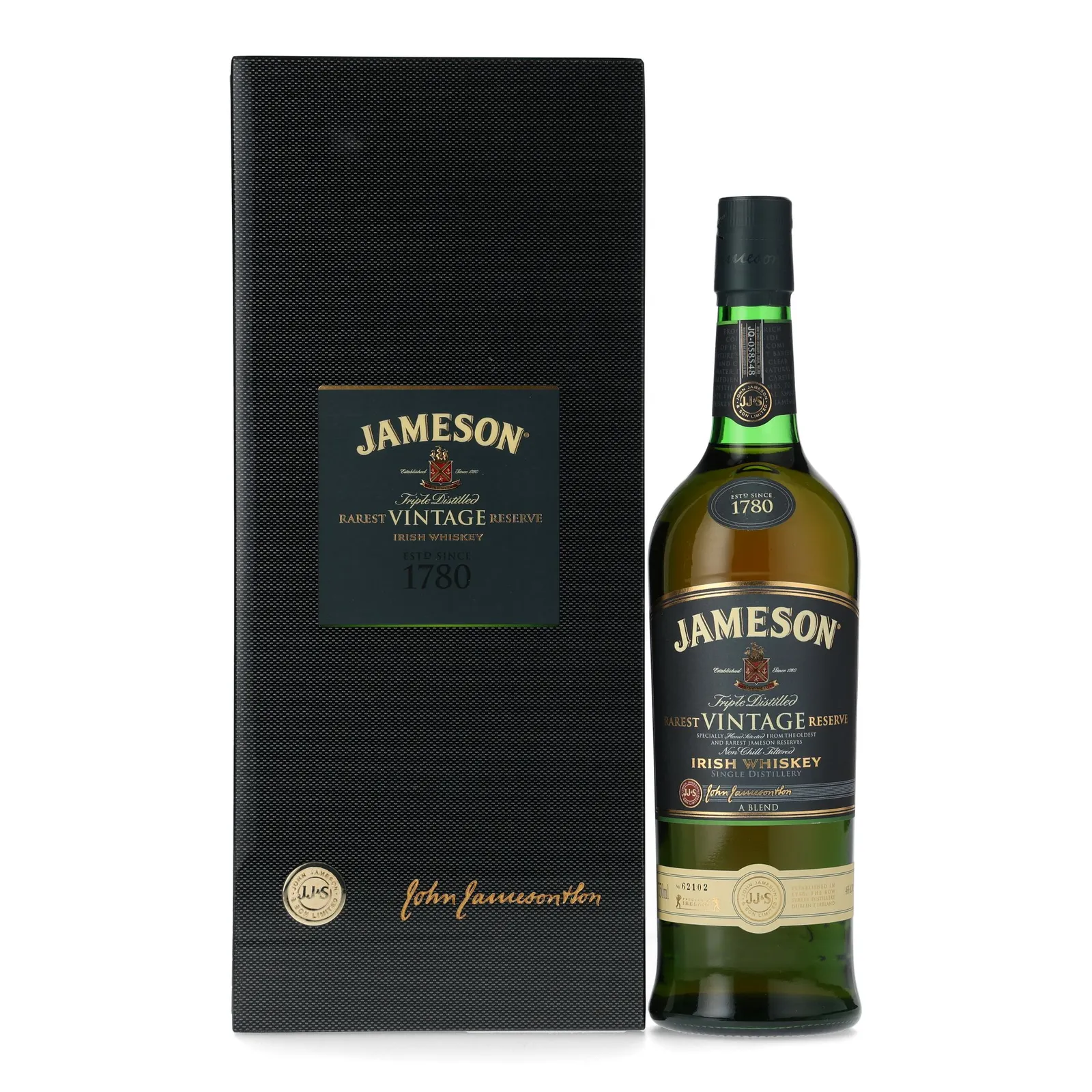 Jameson Rarest Vintage Reserve, Bourbon & Port Cask, 2007, 46%, 75cl whisky bottle