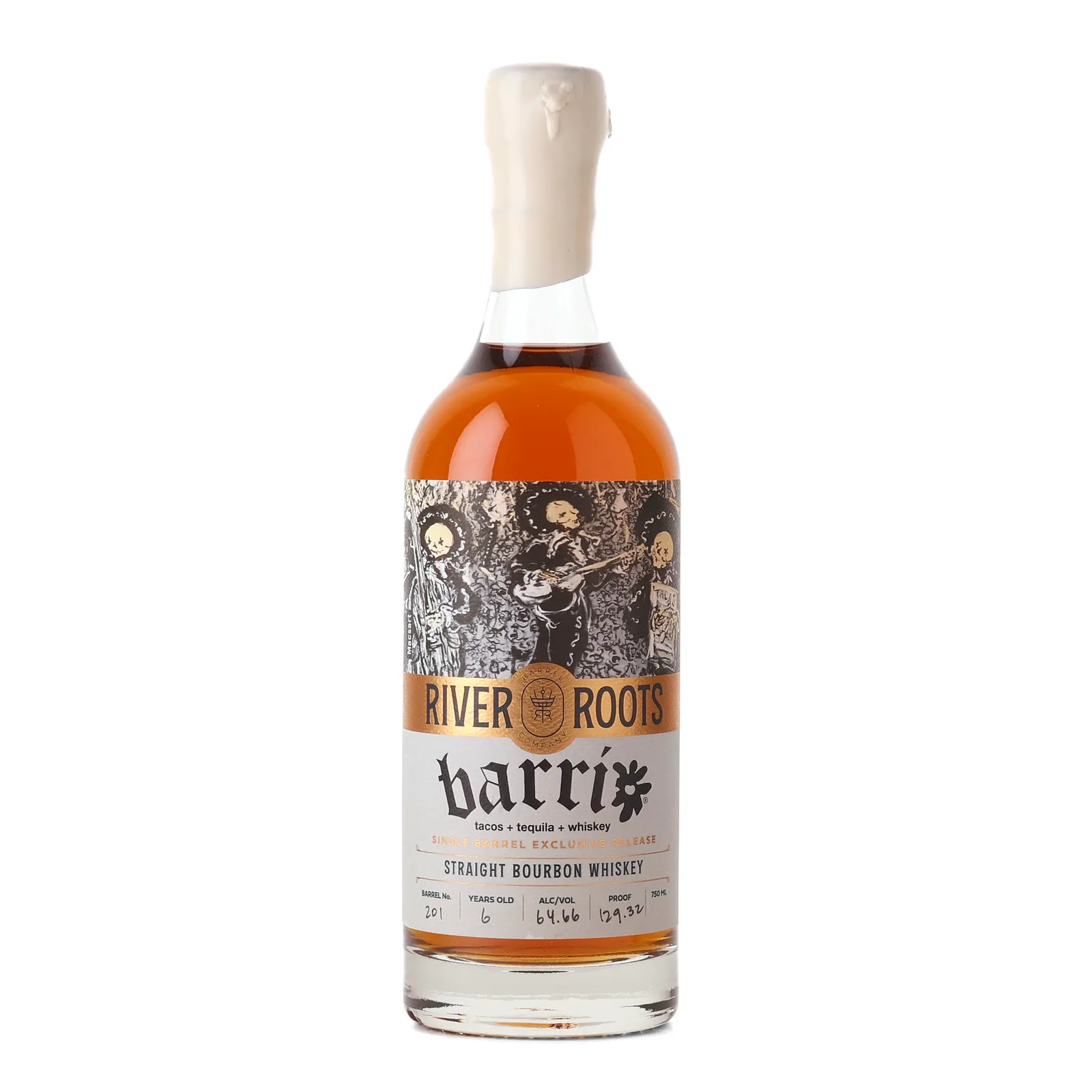 River Roots Barrio 6 Year Old, Cask #201, 64.7% whisky bottle
