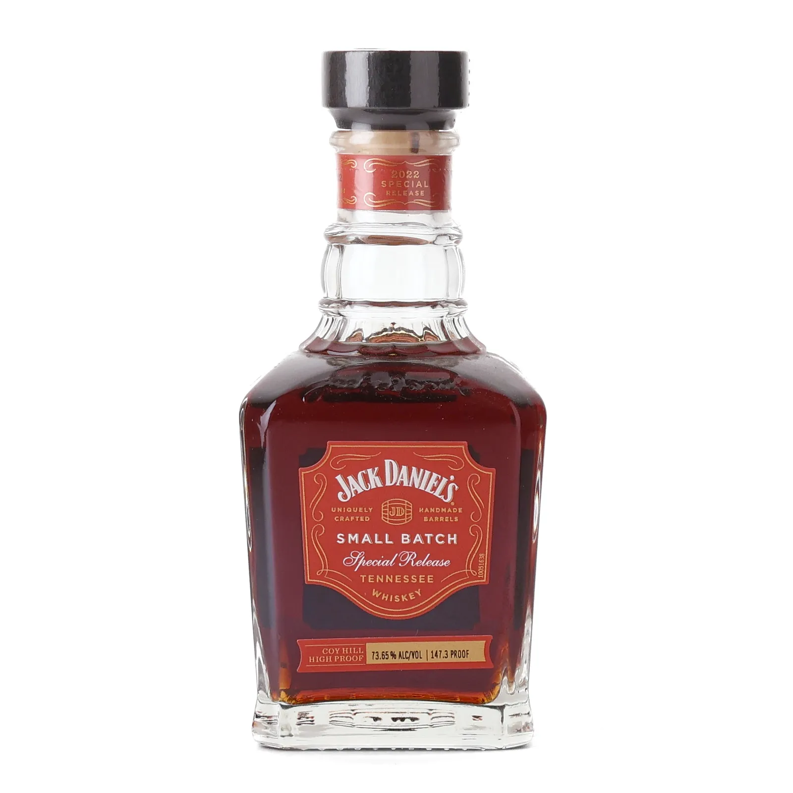Jack Daniel's Coy Hill Small Batch No. Special Release High Proof, New American Oak Cask, Batch No. 02, 2022, 73.65% whisky bottle