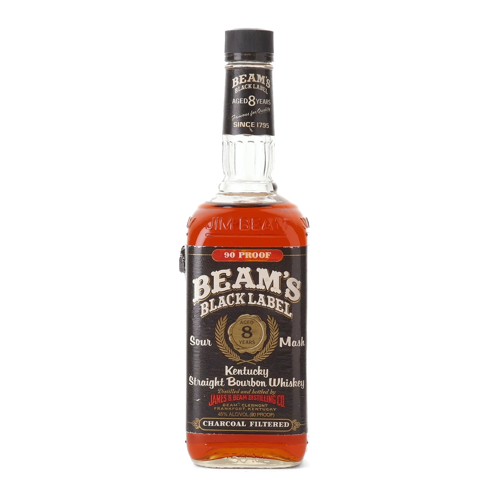 Jim Beam Black Label 8 Year Old, Oak Cask, 45% whisky bottle