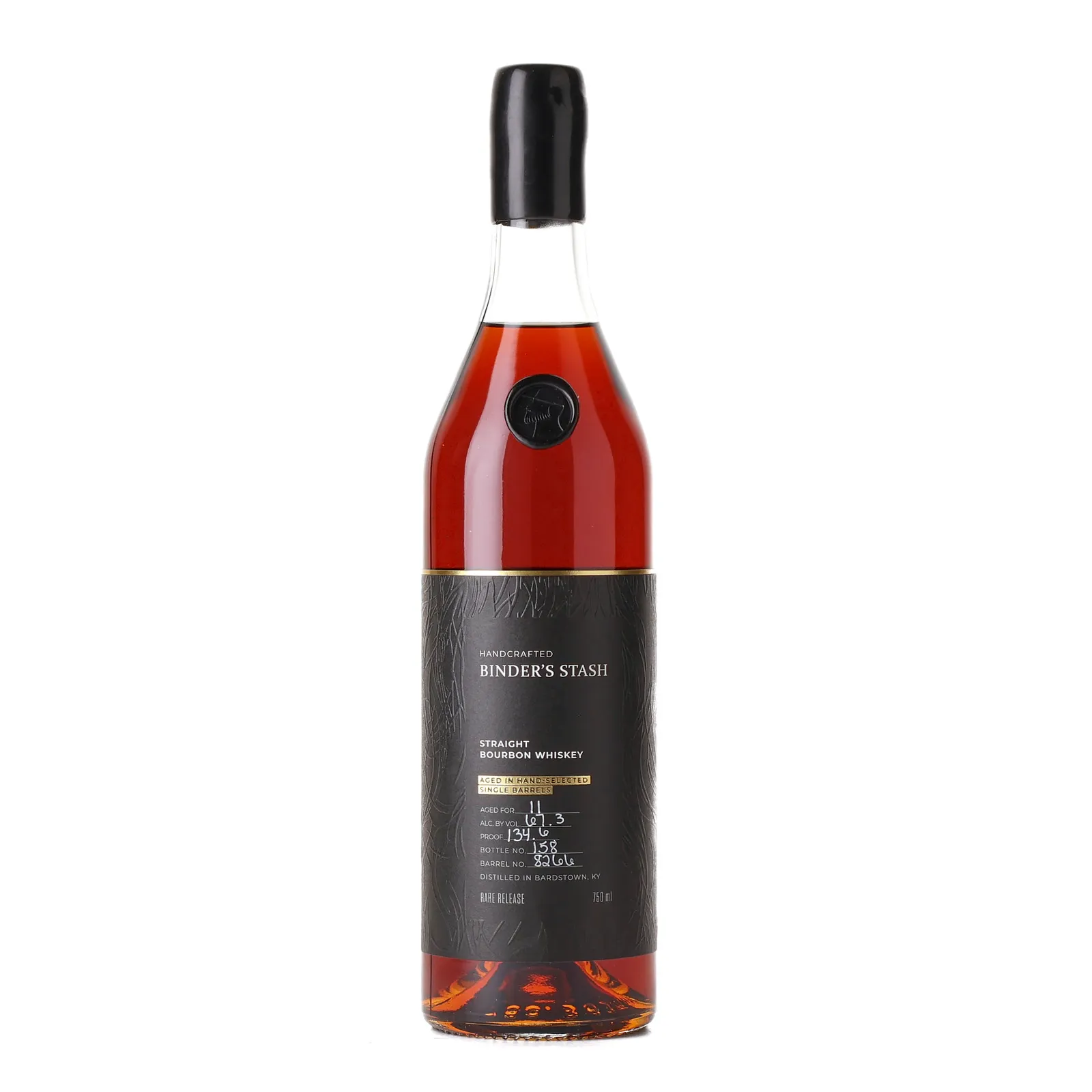 Willett Binder's Stash 'Big Hurt' Private Barrel Selection 11 Year Old, New Charred Oak Cask, Cask #8266, BBR 2025, Stoddart Spirits, 67.3% whisky bottle