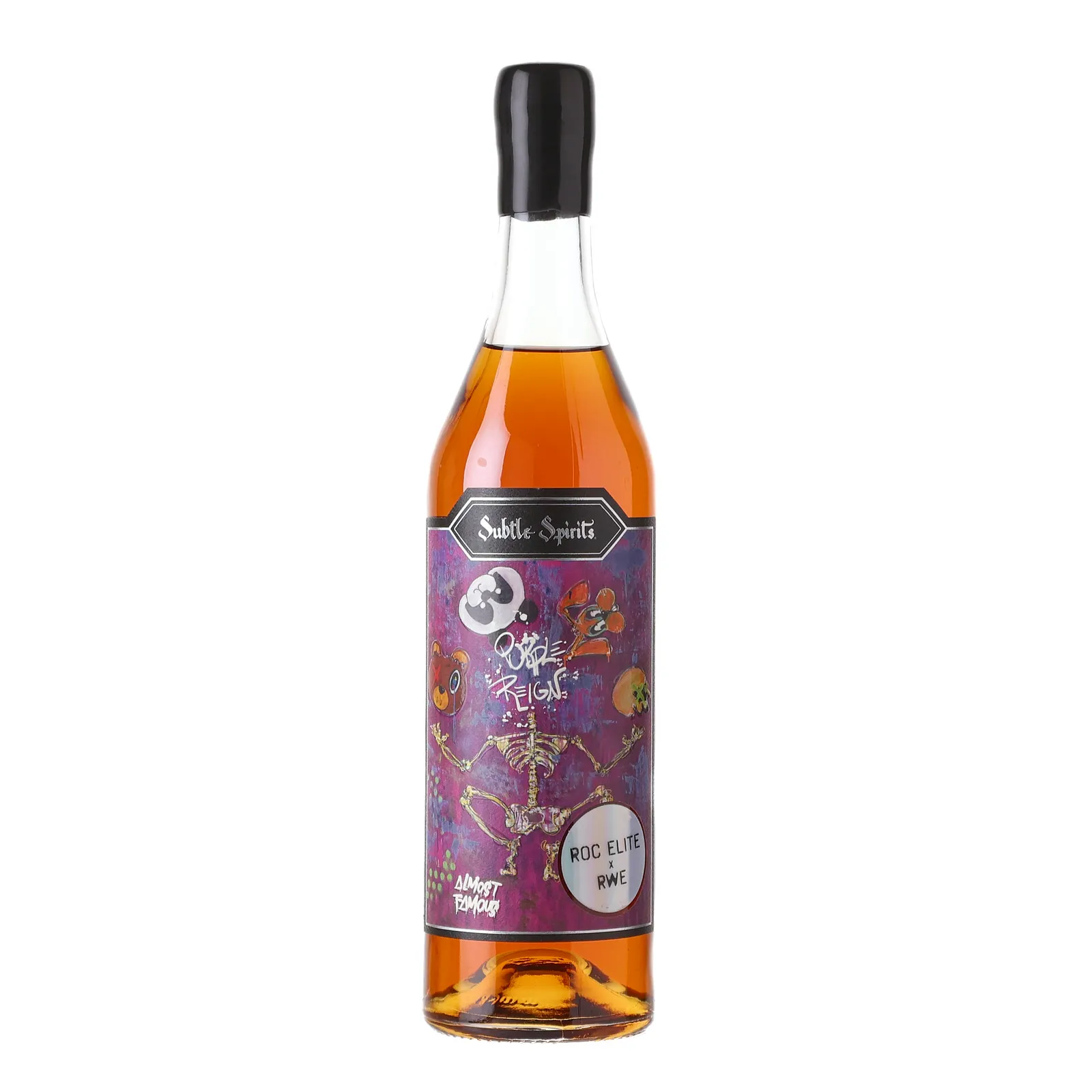 Subtle Spirits Purple Reign Vol. 3 ROC Elite x RWE 7 Year Old, Cask #38, Subtle Spirits, 58.5% whisky bottle