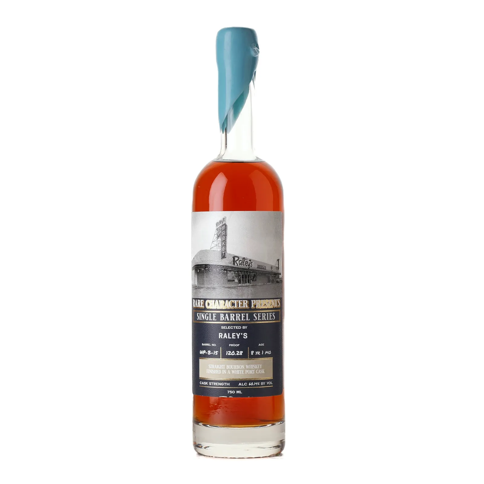 Rare Character Single Barrel Series Raley's 8 Year Old, White Port Cask, Cask #WP-B-15, 2024, 60.14% whisky bottle