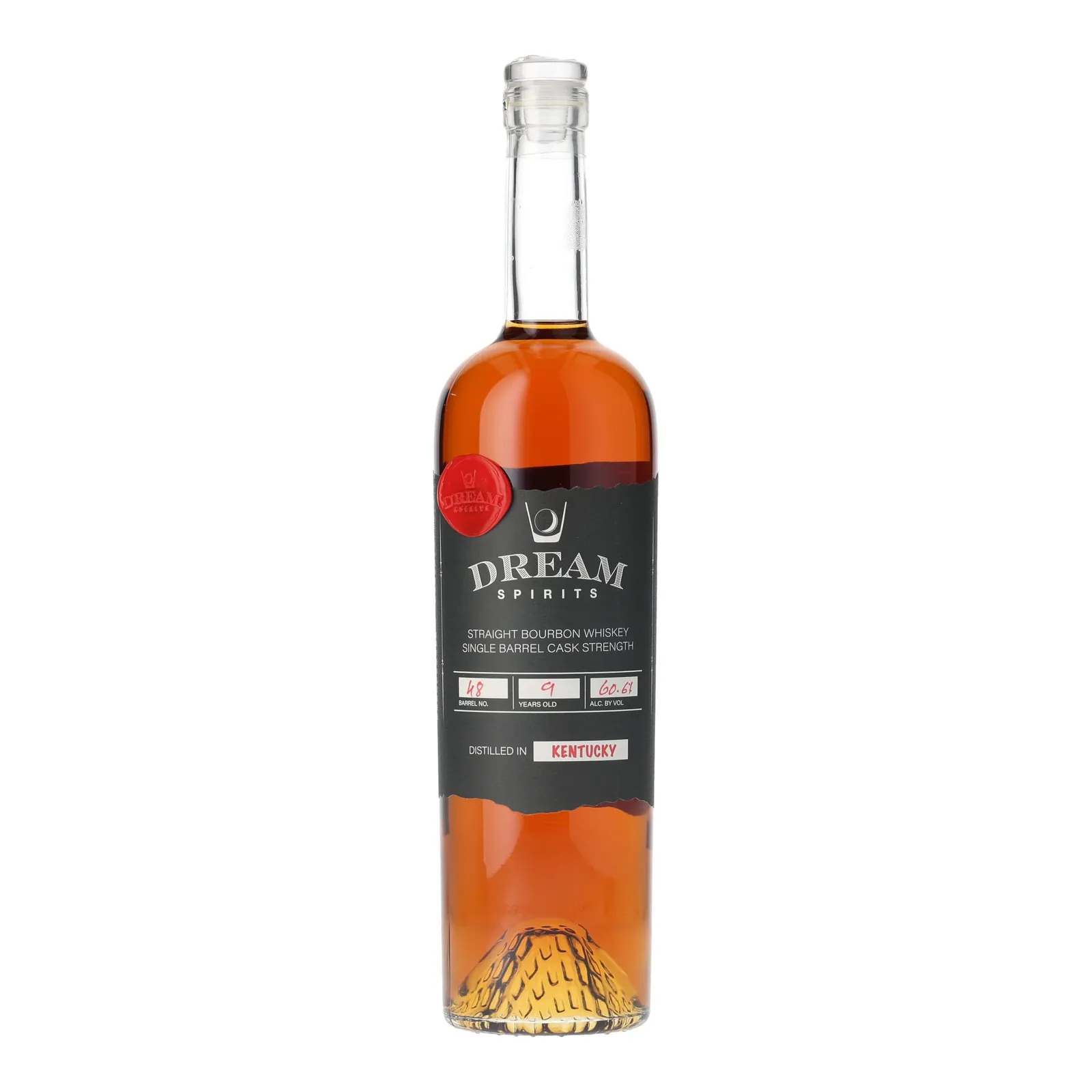 Dream Spirits 9 Year Old, Bourbon Cask, Cask #48, El Cerrito Liquor, 60.6% whisky bottle