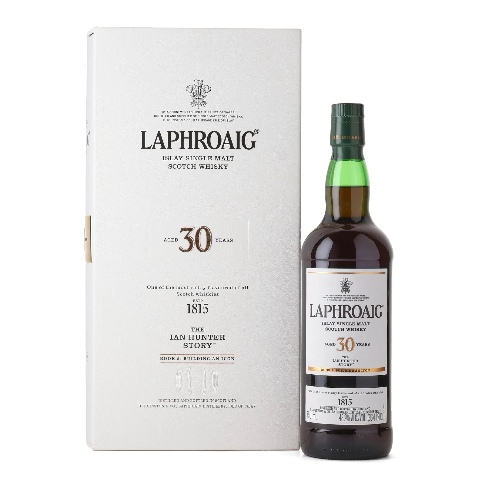 Laphroaig The Ian Hunter Story Book 2: Building an Icon 30 Year Old, Sherry Cask, 2020, 48.2% whisky bottle