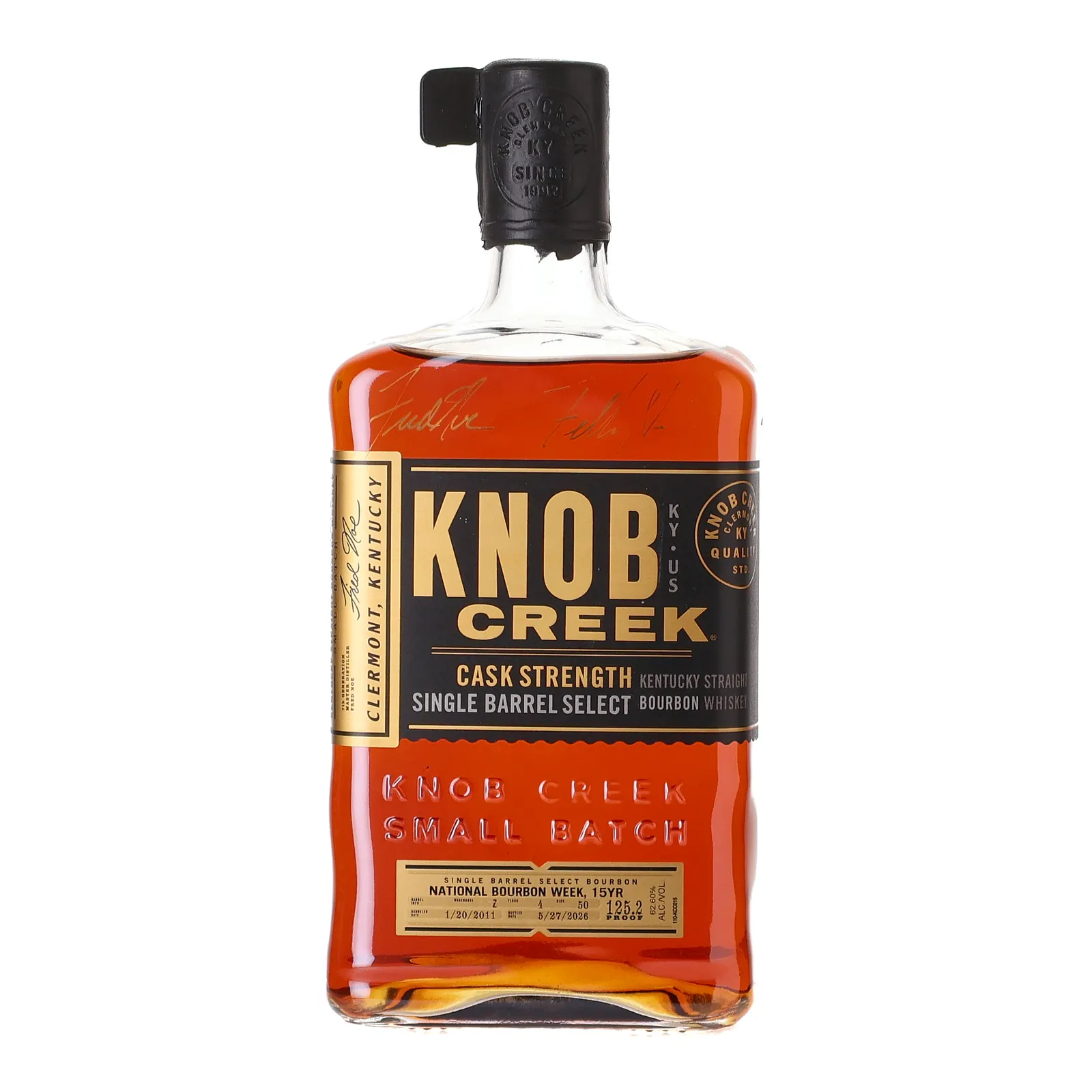 Knob Creek Single Barrel Select National Bourbon Week 15 Year Old, 2026, 62.6% whisky bottle