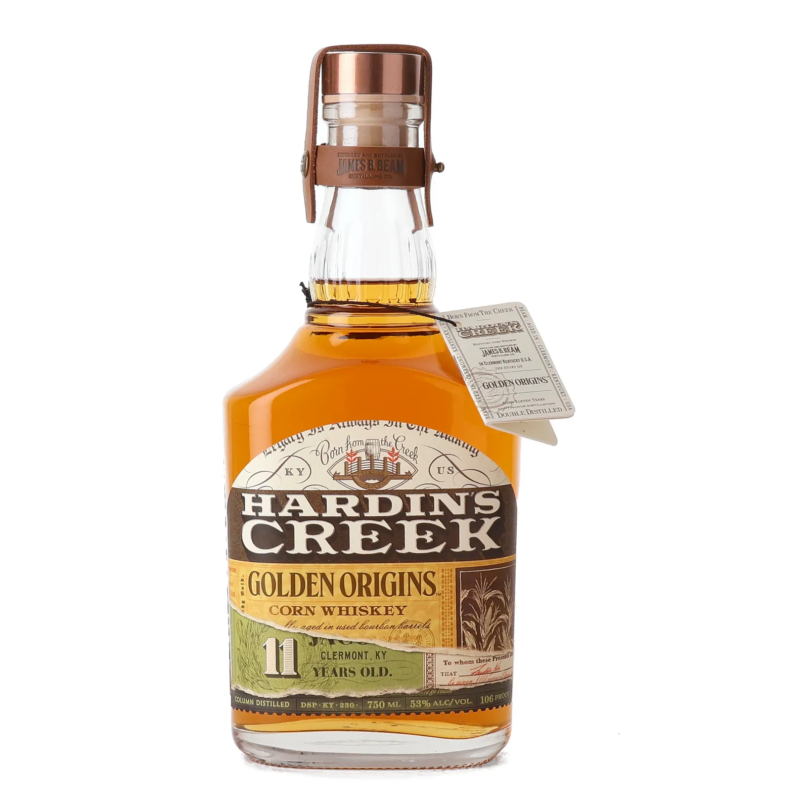 Hardin's Creek Golden Origins 11 Year Old, Used Bourbon Cask, 53% whisky bottle