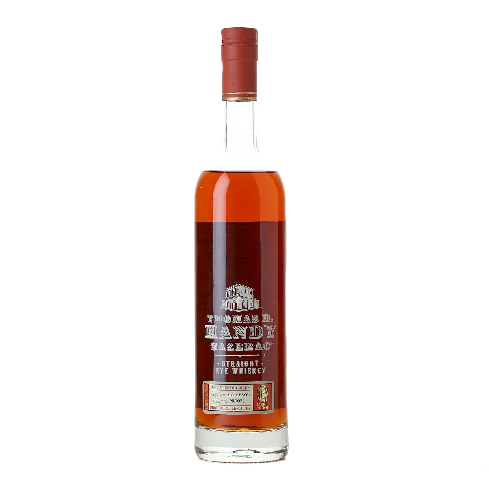 Thomas H. Handy Sazerac Rye 6 Year Old, 2017, 63.6% whisky bottle