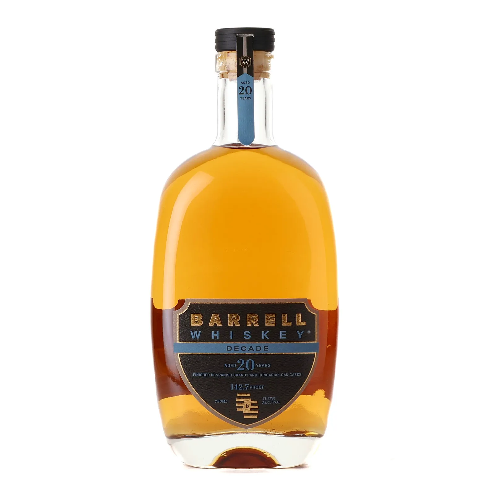 Barrell Craft Spirits Decade 20 Year Old, Hungarian Oak & Spanish Brandy Cask, HAZMAT, 71.3% whisky bottle