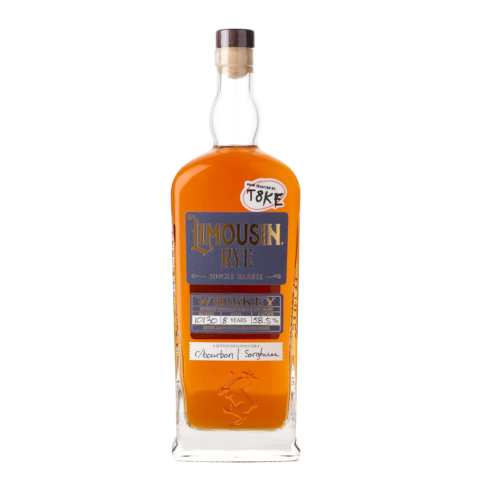 Dancing Goat Limousin Rye Single Barrel 8 Year Old, French Oak Cask, Cask #10130, 58.5% whisky bottle