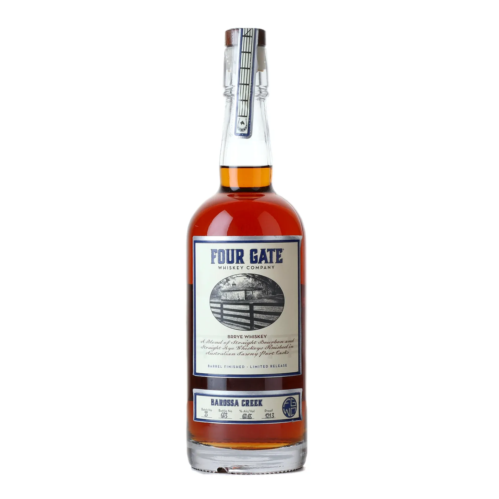 Four Gate Barossa Creek, Australian Tawny Port Cask, Batch No. 23, Four Gate Whiskey Company, 60.6% whisky bottle