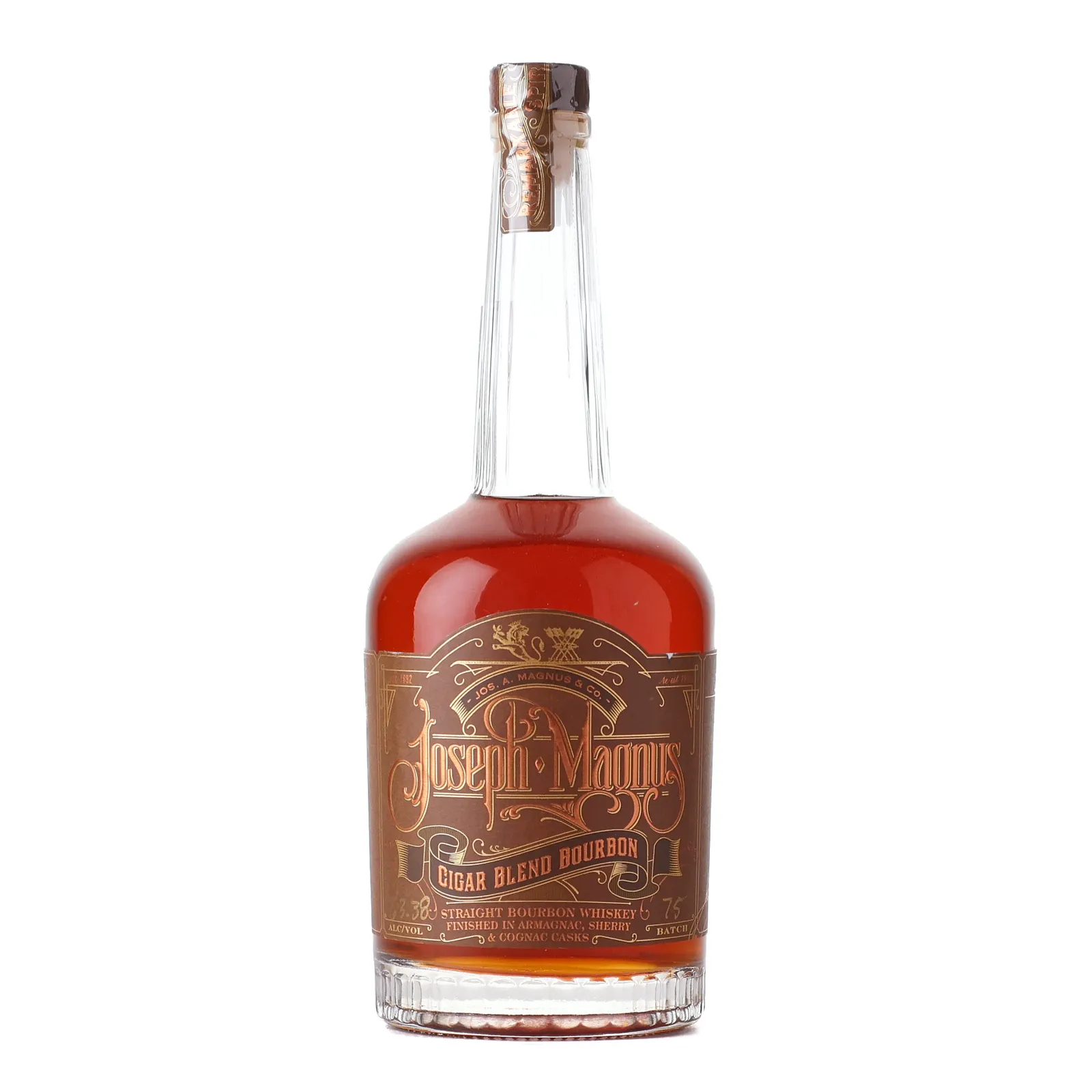 Joseph A. Magnus Cigar Blend Bourbon, Batch No. 75, 63.4% whisky bottle