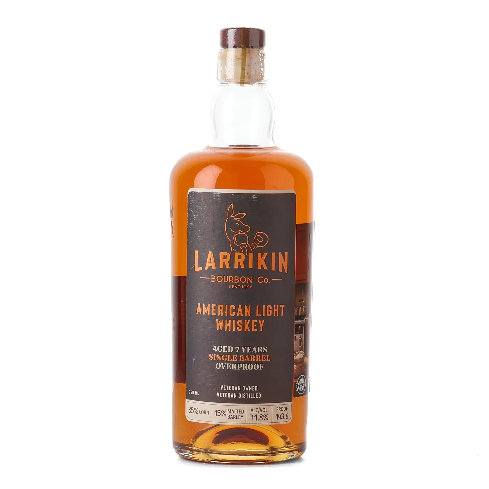 Larrikin American Light Whiskey 'Berry Bomb' Private Barrel Selection 7 Year Old, 2025, 71.8% whisky bottle
