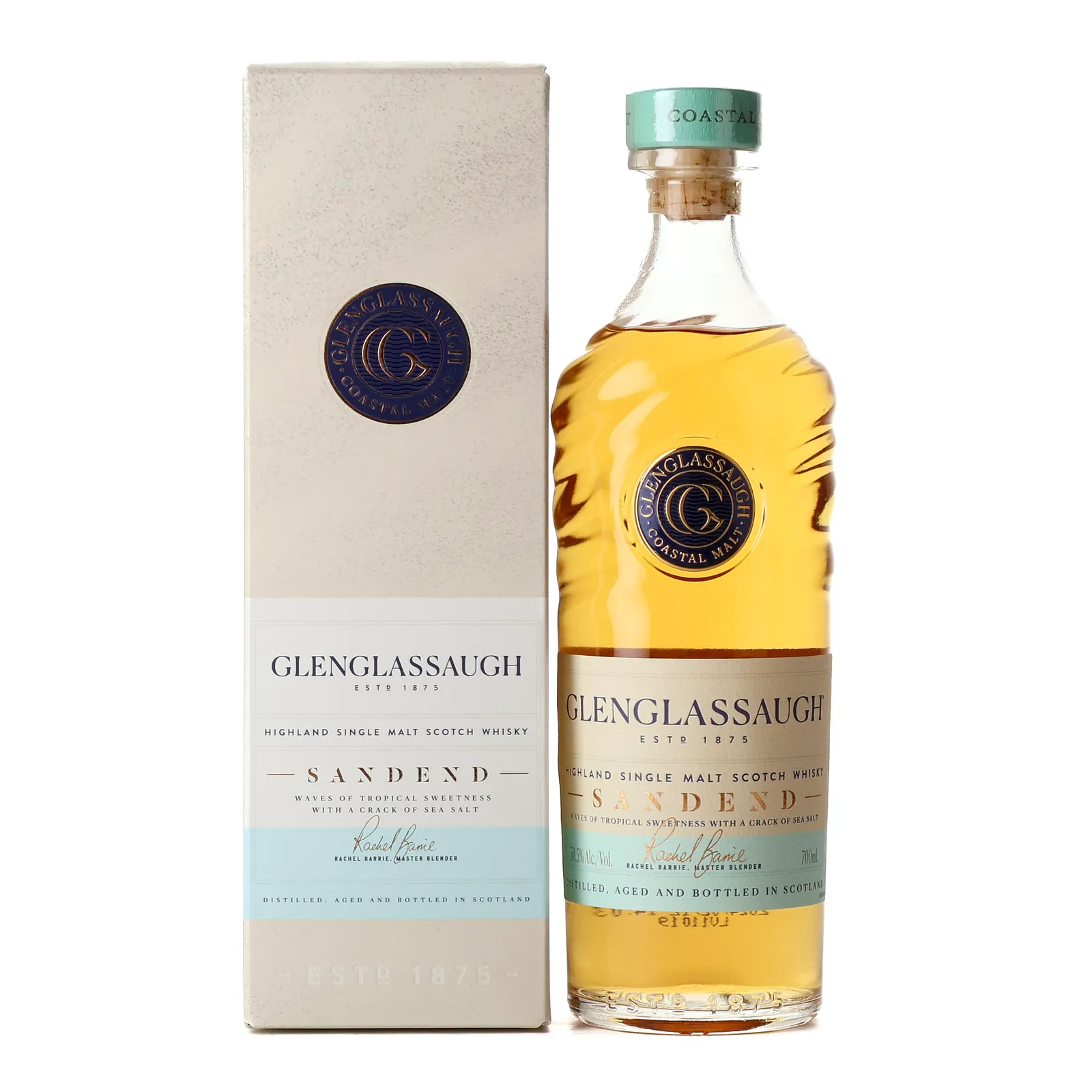 Glenglassaugh Sandend, Bourbon, Sherry & Manzanilla Cask, 2023, 50.5% whisky bottle